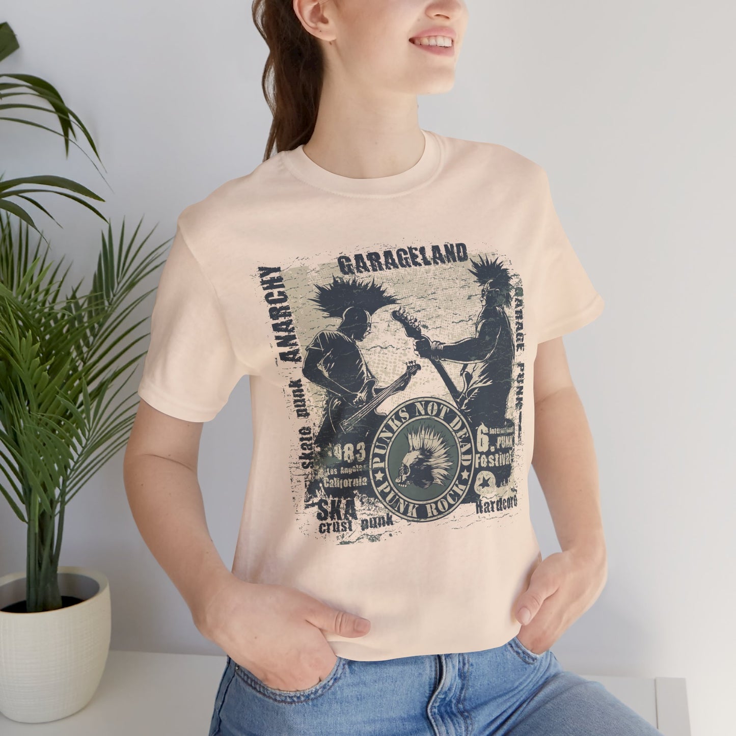 Punk Rock Graphic Tee, Retro Graphic T-Shirt, Artistic Vintage T-Shirt, Vintage Shirt, Retro Tee, Art Design Music Tees