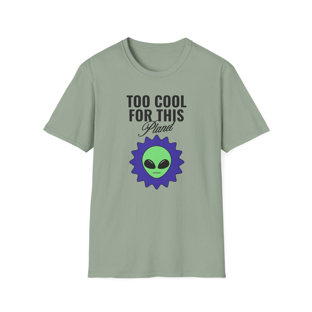 Alien Graphic Funny UFO Graphic Tee Gildan Unisex 100 Cotton Tee Shirt r110