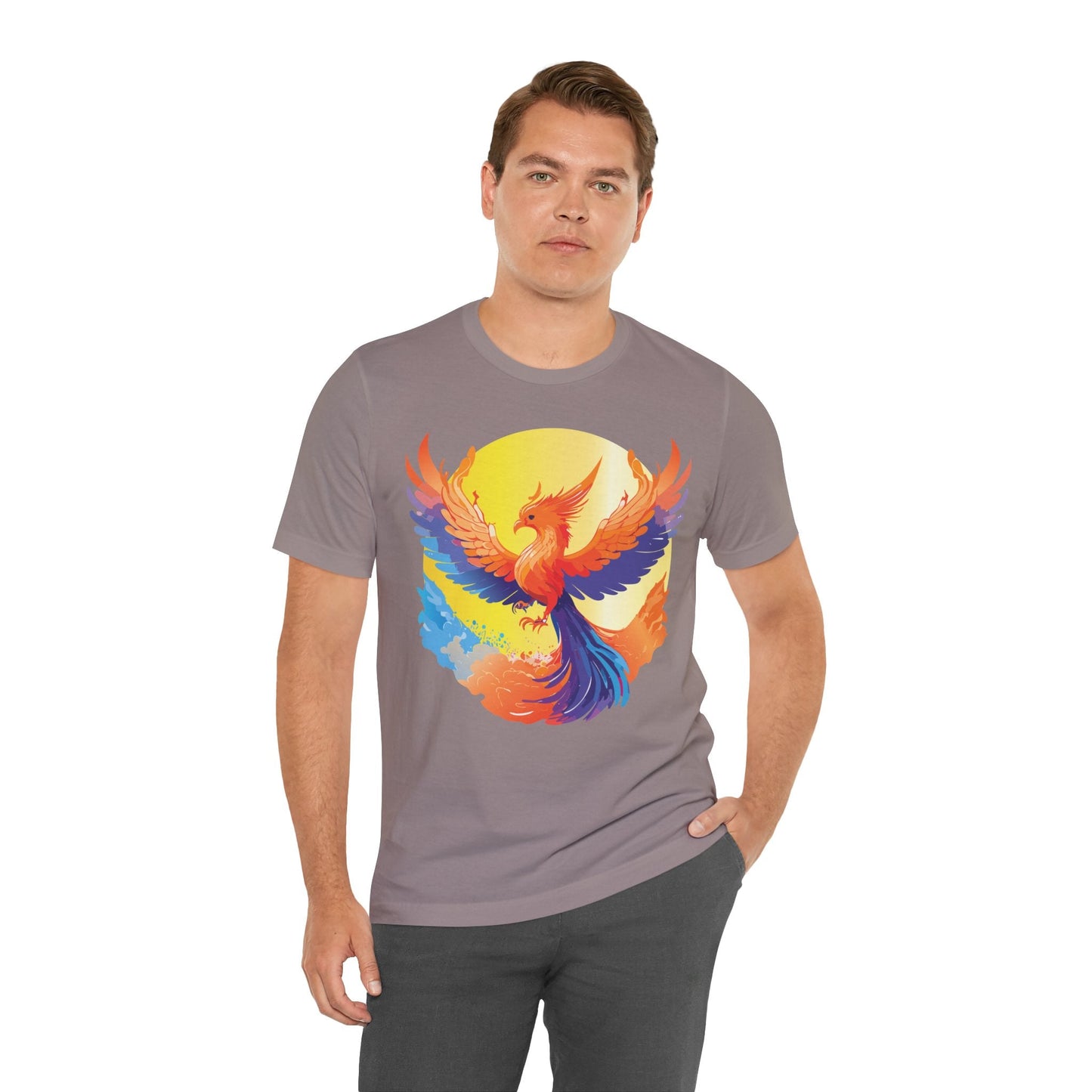 Unisex Animal Print Tee Shirt With Art Design Wild Animals Short Sleeve Comfort Fit