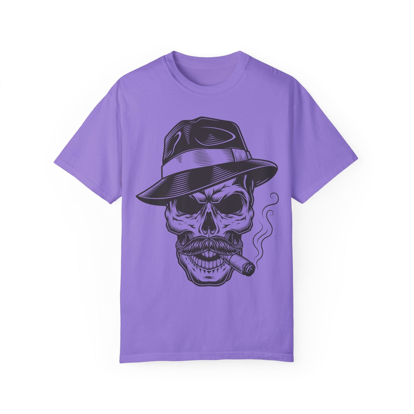 Unisex Cotton Tee Shirt with Skull