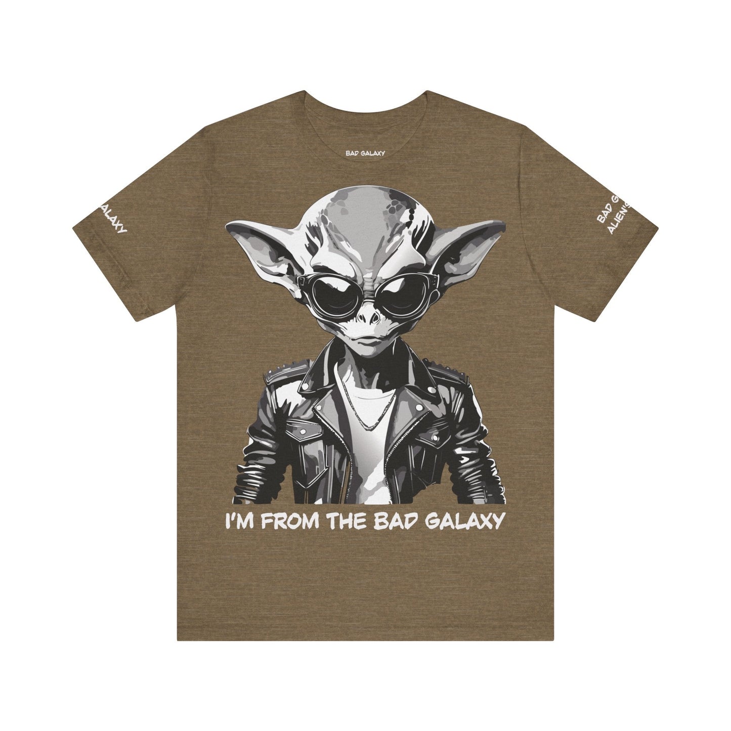 Tee Shirt With Alien From Bad Galaxy 100 Percent Cotton Made In USA Free Shipping