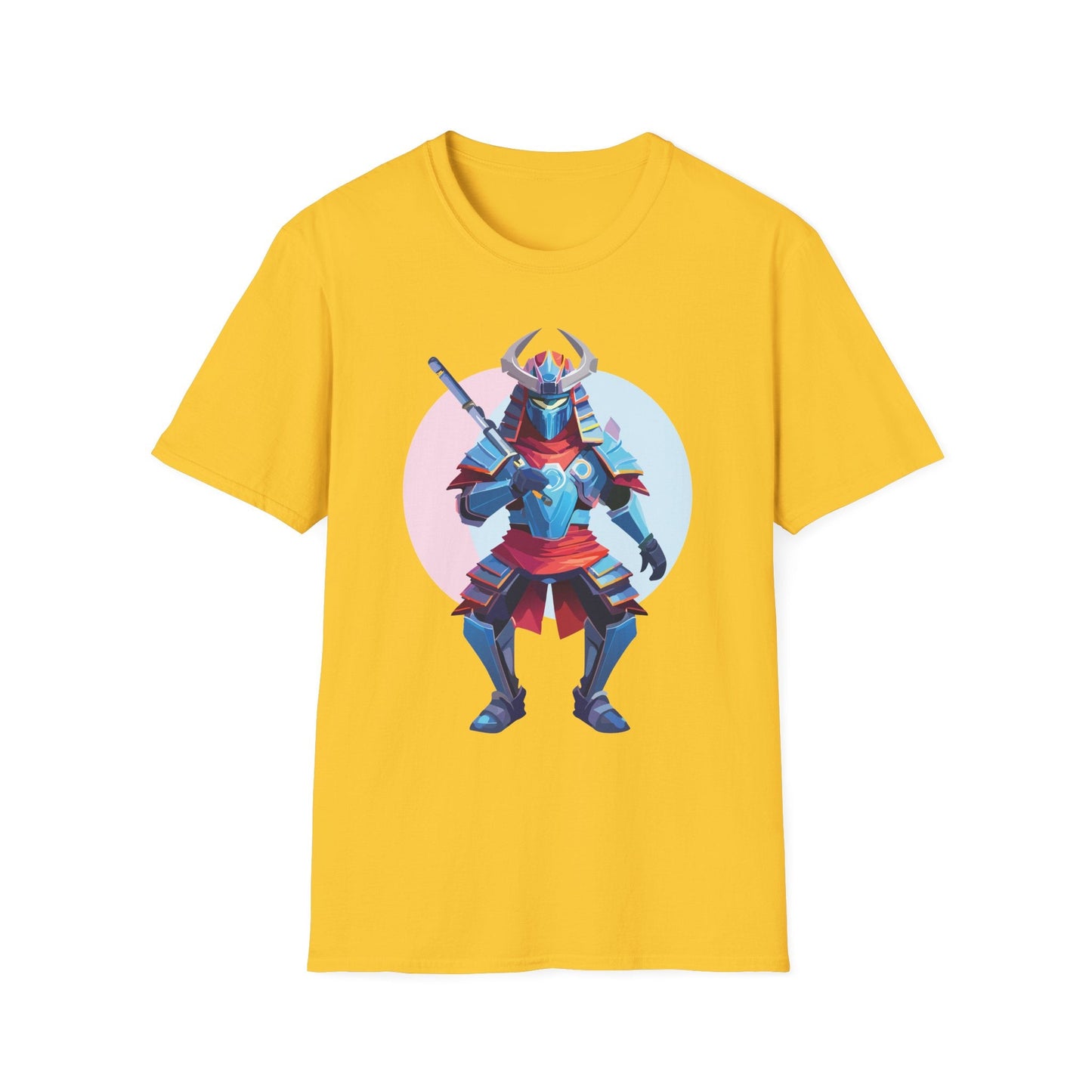 Samurai T Shirt Unisex Softstyle Tee Made From 100 Percent Ring Spun Cotton Gildan 64000