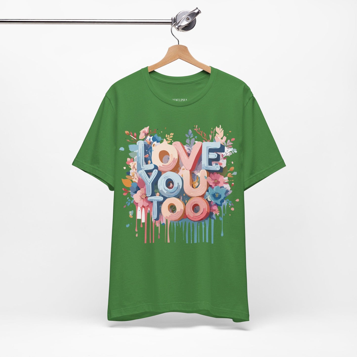 Valentine Graphic Tee Unisex Short Sleeve Art Design By Adelpha Vintage Inspired Tee