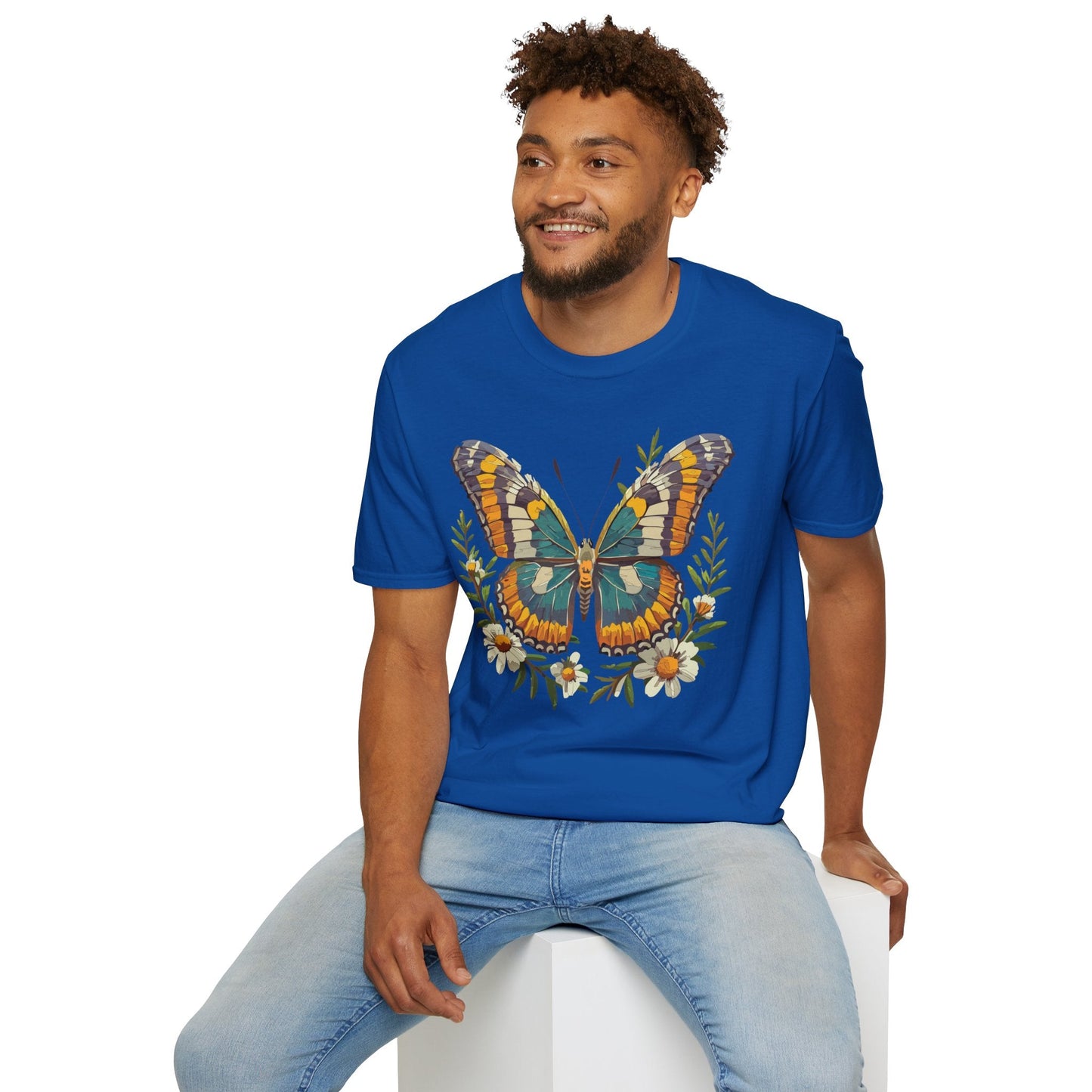 Monarch Butterfly Shirt Unisex T Shirt Softstyle 100 Percent Ring Spun Cotton Comfort