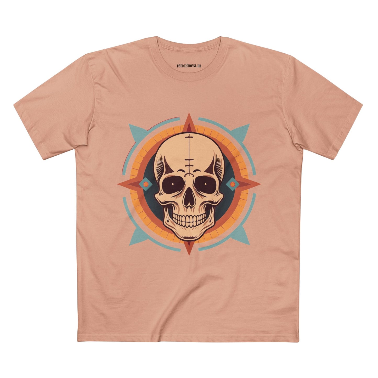 Skull Shirt Unisex Premium Cotton Tee With Original Art Design From Retro2Nova Collection