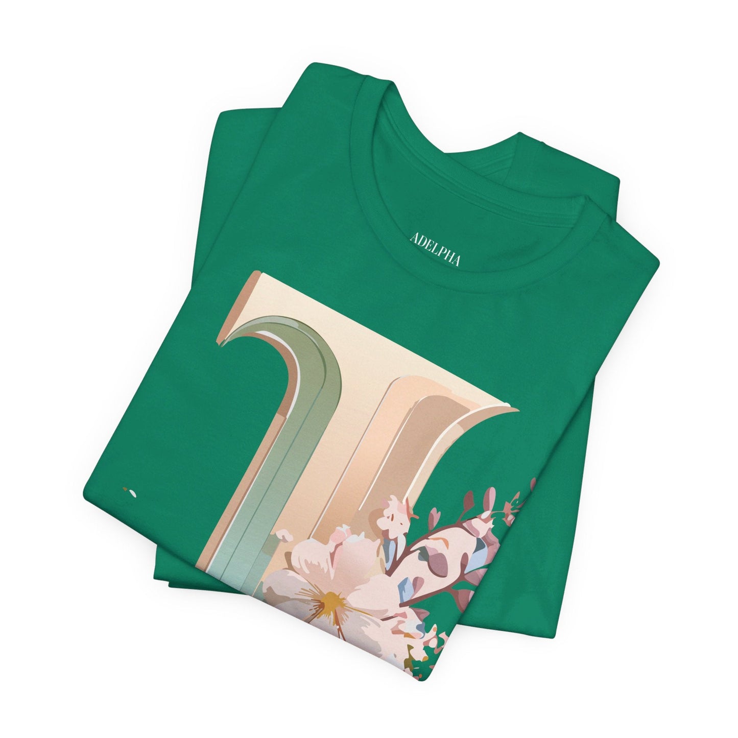 Letter J Graphic Tee Unisex Vintage Inspired Art From Adelpha Short Sleeve Shirt