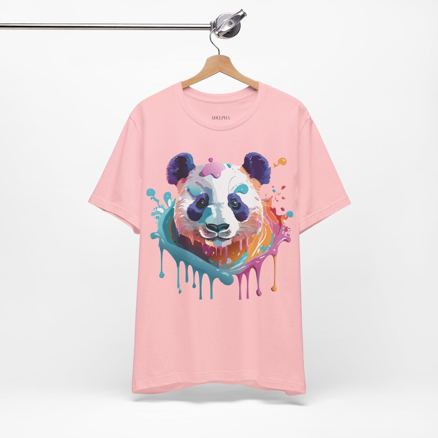Panda Graphic Tee Unisex Vintage Inspired Art Design By Adelpha Premium Jersey Short Sleeve