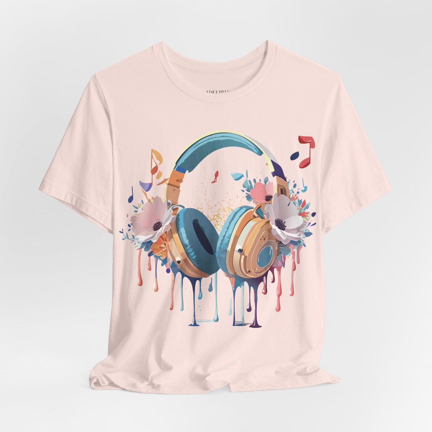 Adelpha Graphic Unisex Music T Shirt With Vintage Inspired Artwork Short Sleeve Tee