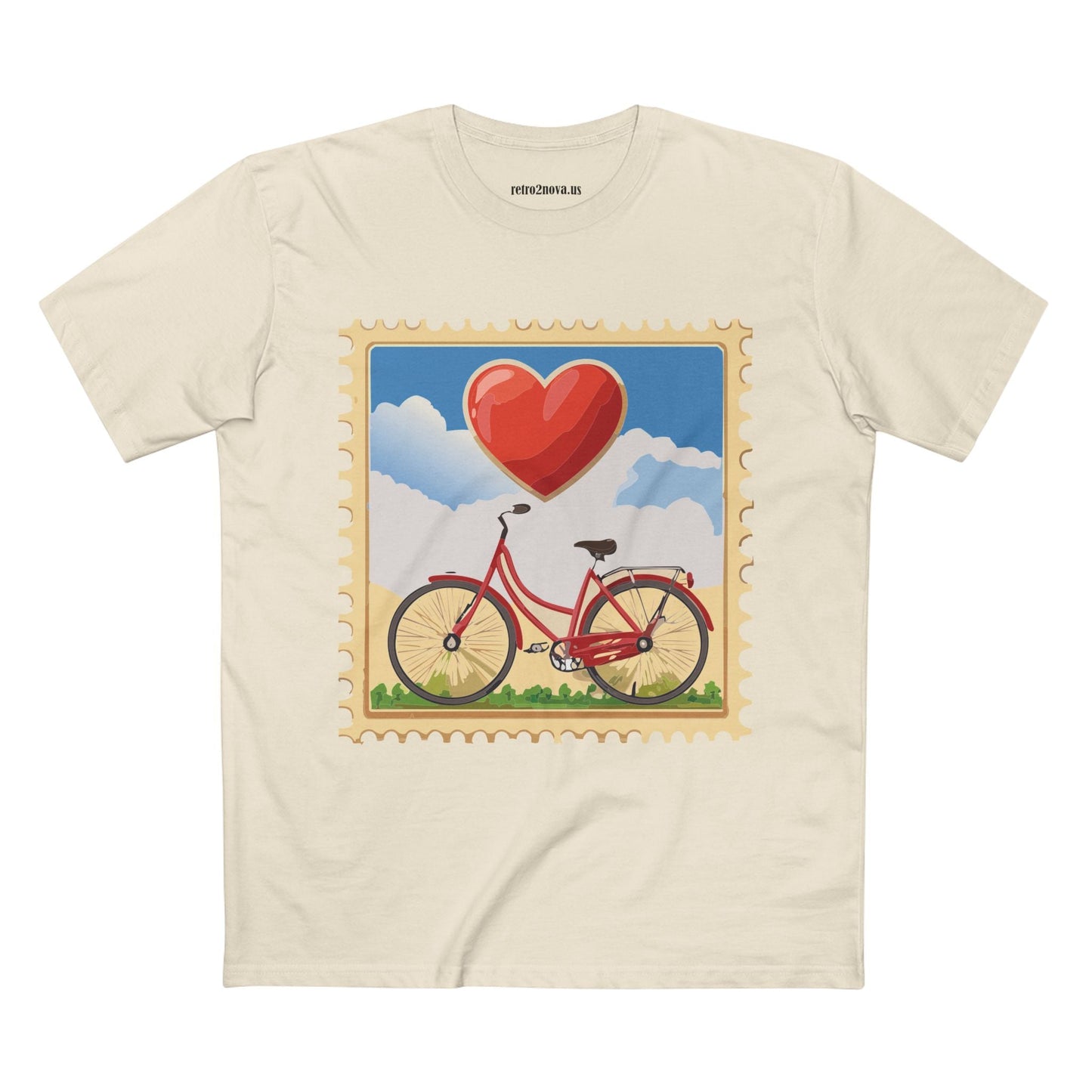 Stamp Shirt Postage Stamp Shirt Unisex Premium Cotton Tee With Original Art Design Retro2Nova