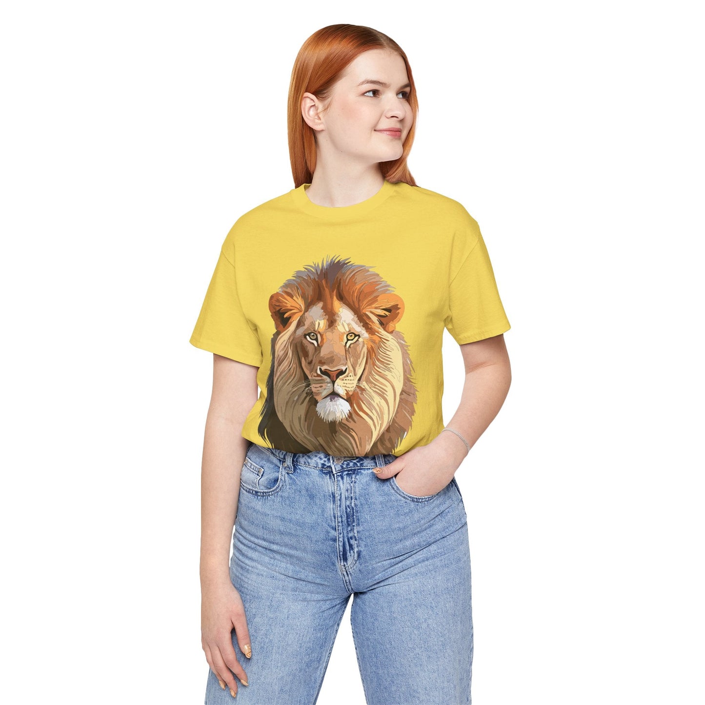 Unisex Animal Graphic Tee Shirt With Wild Animals Art Design For Everyday Wear Casual