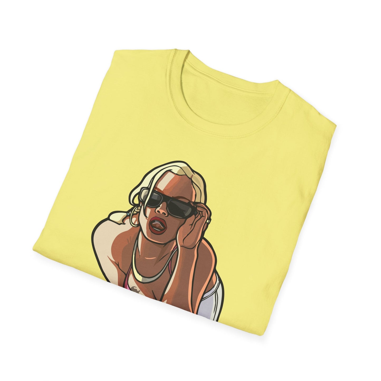 Cartoon Animation T Shirt Funny Tee Unisex Gildan Softstyle 64000 100 Percent Ring Spun Cotton