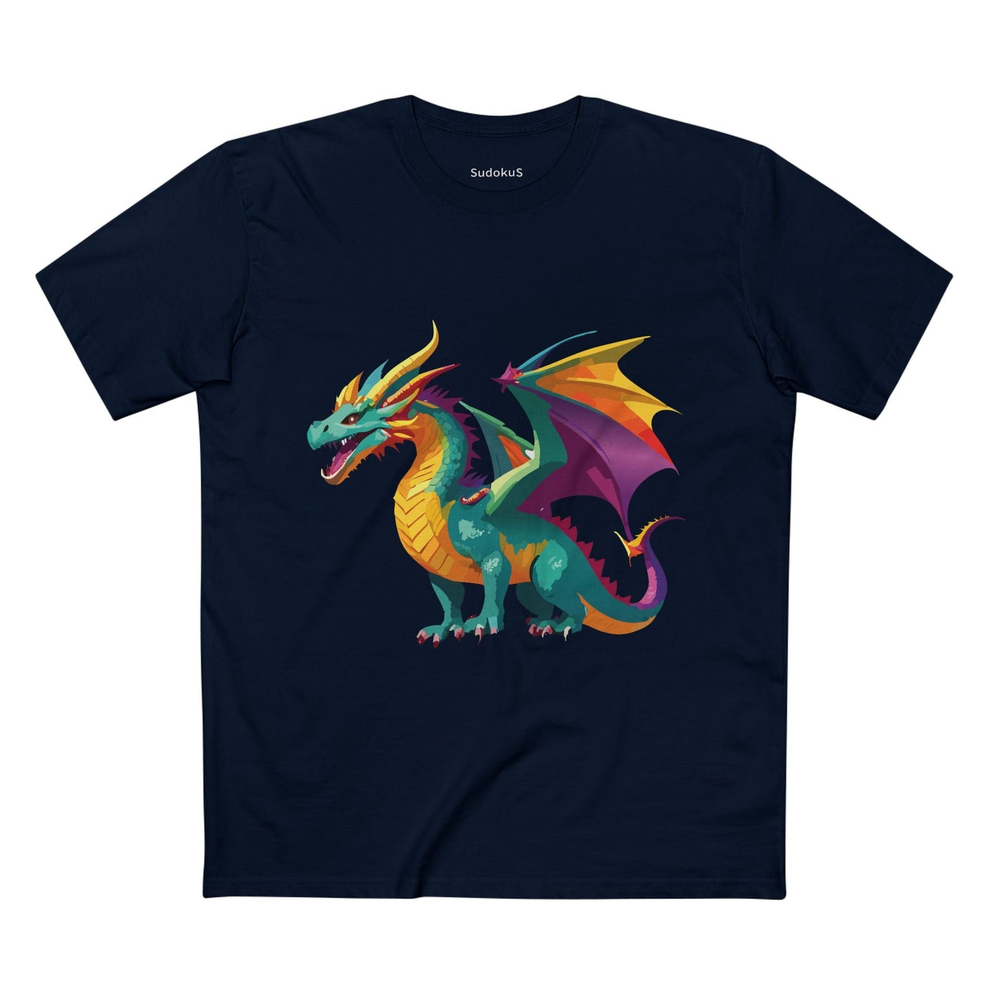 Dragon Graphic Unisex 100 Cotton Staple Tee 10