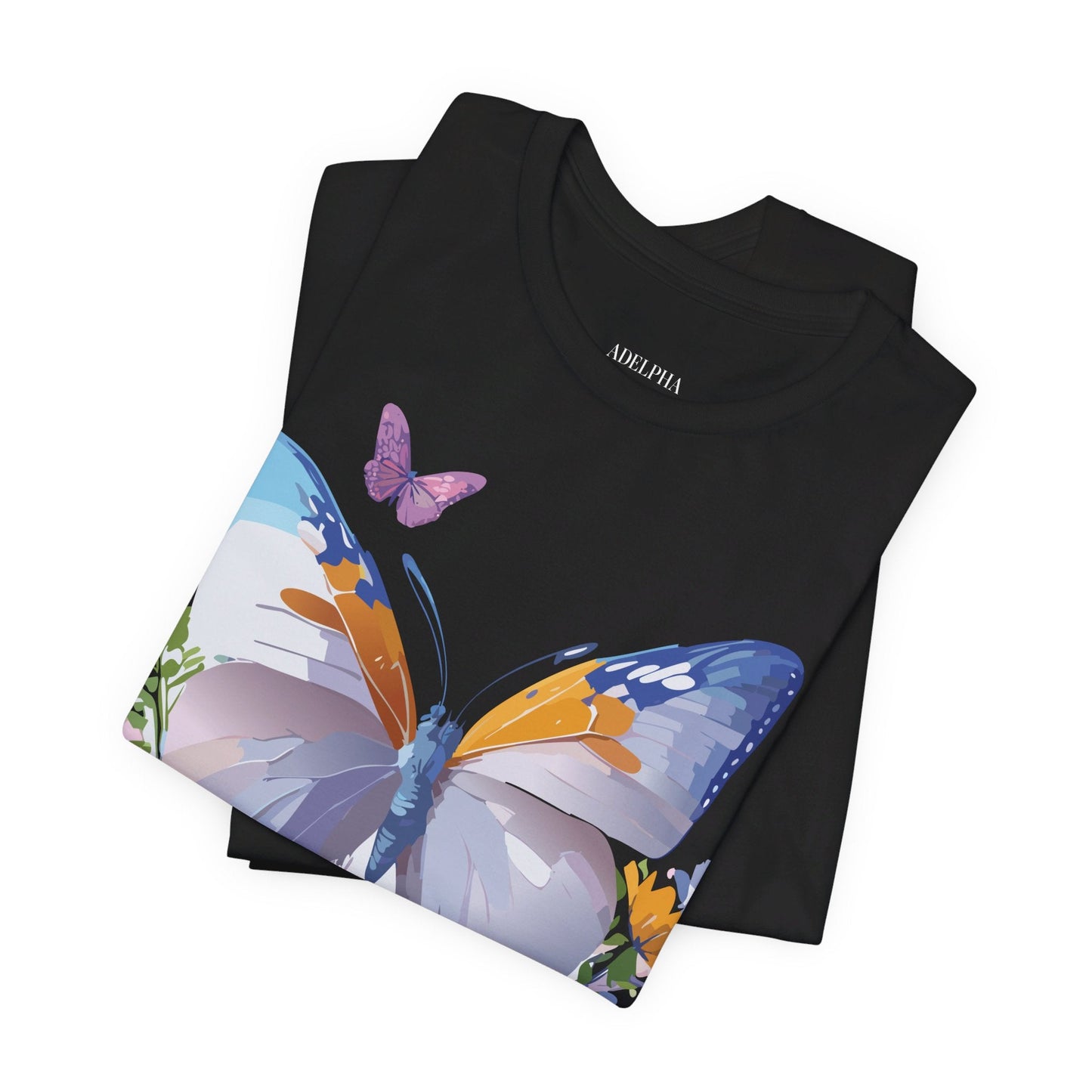 Adelpha Butterfly Graphic Tee Vintage Inspired Unisex Short Sleeve Shirt