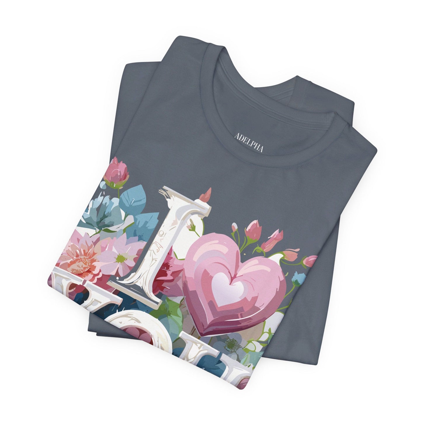 Valentine Graphic Tee Unisex Jersey Short Sleeve Vintage Inspired Art Design Adelpha
