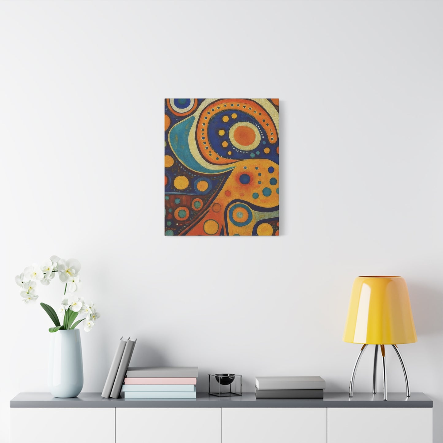 Abstract Oil Painting Print Canvas 20x24,20x30,24x30 24x32,24x36,30x40 32x48,36x48,40x60 Pine-Wood Inner Frame ABS-110