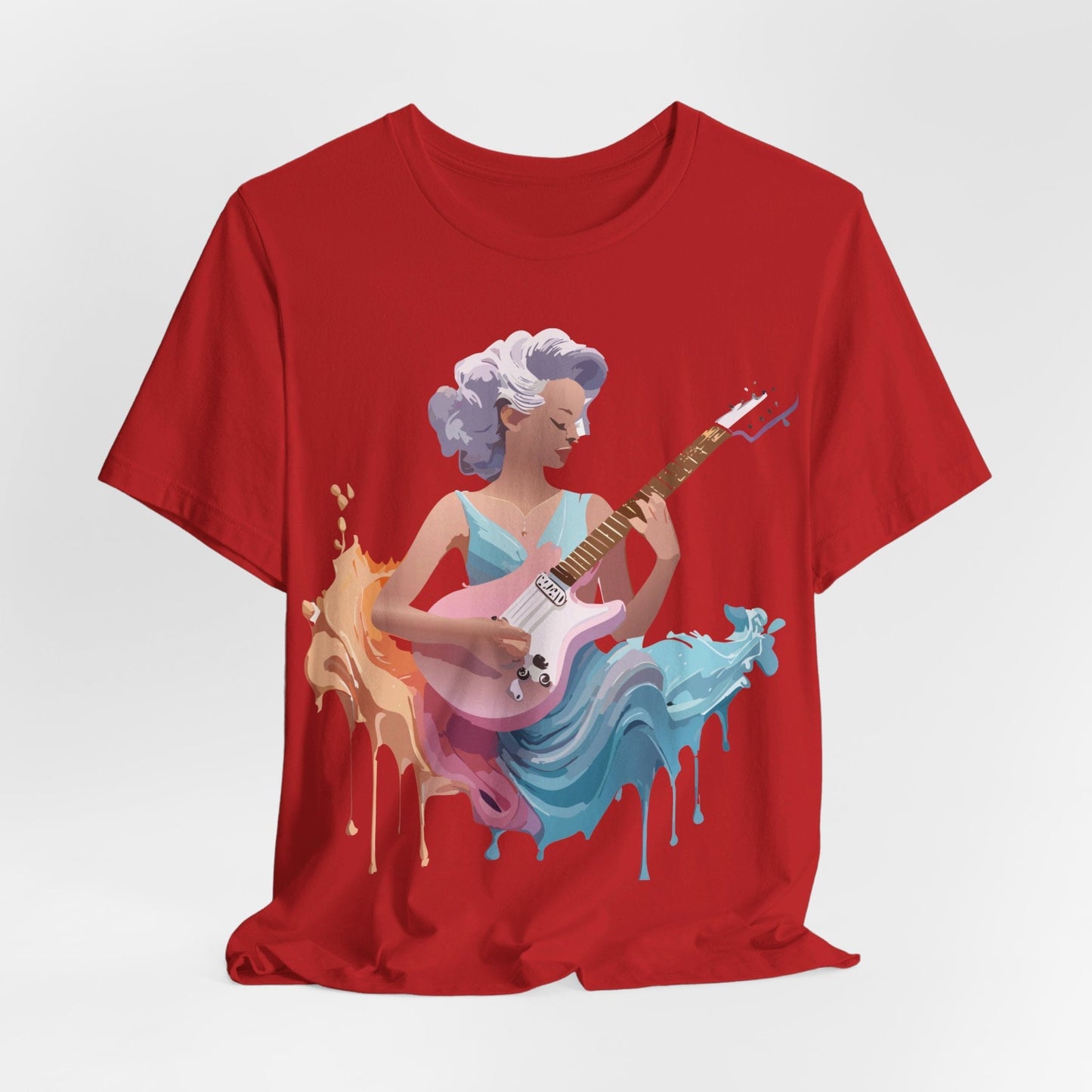 Music Graphic Tee Unisex Jersey Short Sleeve Adelpha Art Design Vintage Inspired Artwork