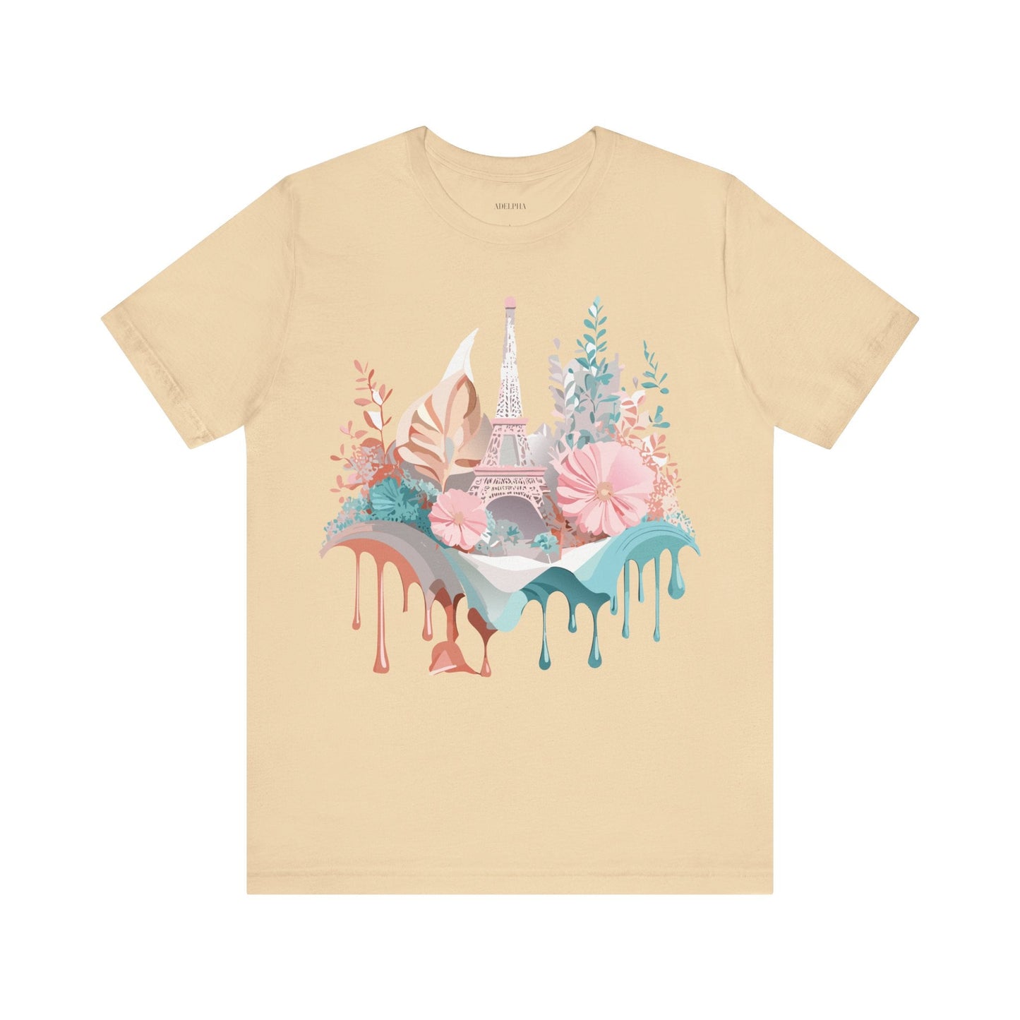 Adelpha Paris Graphic Tee Unisex Short Sleeve Shirt Vintage Art Design Premium Artwork