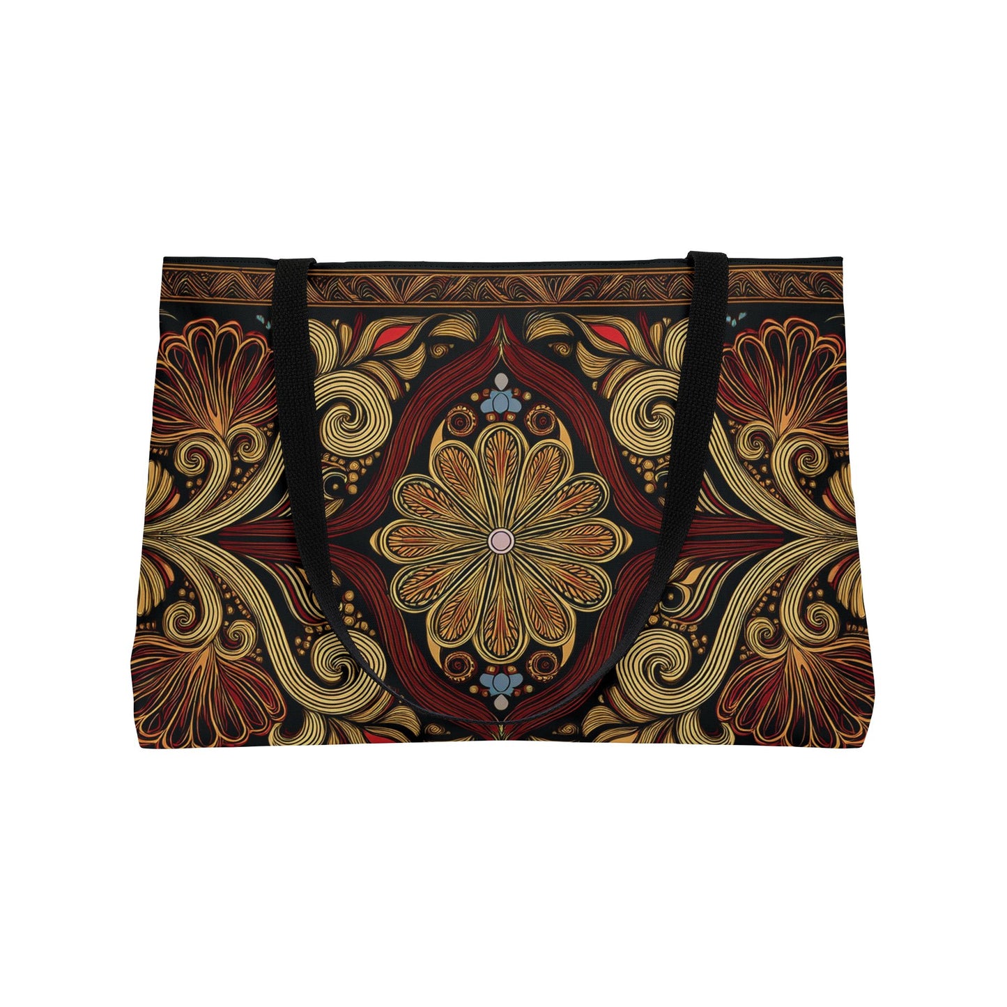 Ornament Print Big Bag High-Quality 100% Spun Poly 24x13 Canvas Art Bag OR-15