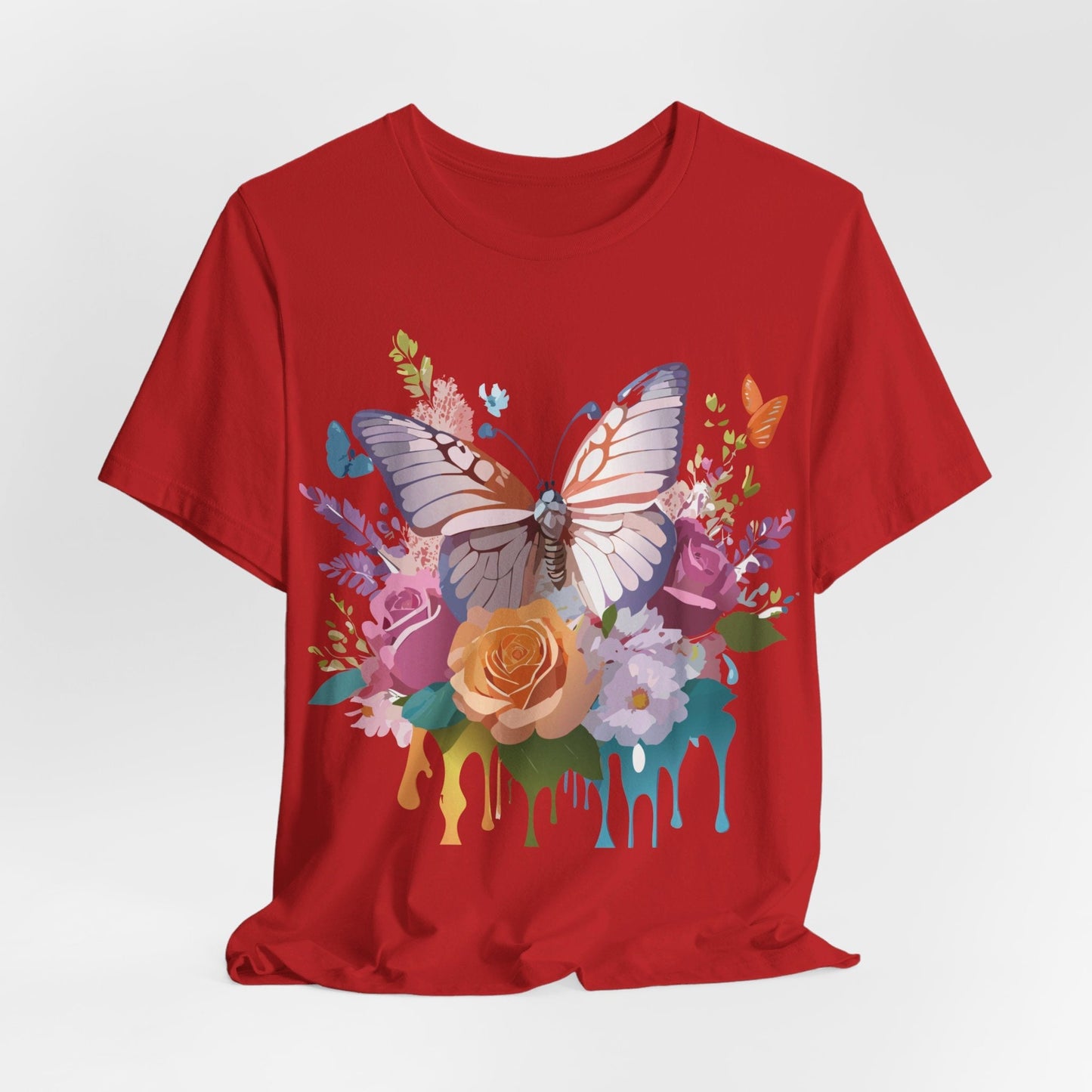 Adelpha Butterfly Graphic Tee Art Design Vintage Unisex Short Sleeve Shirt