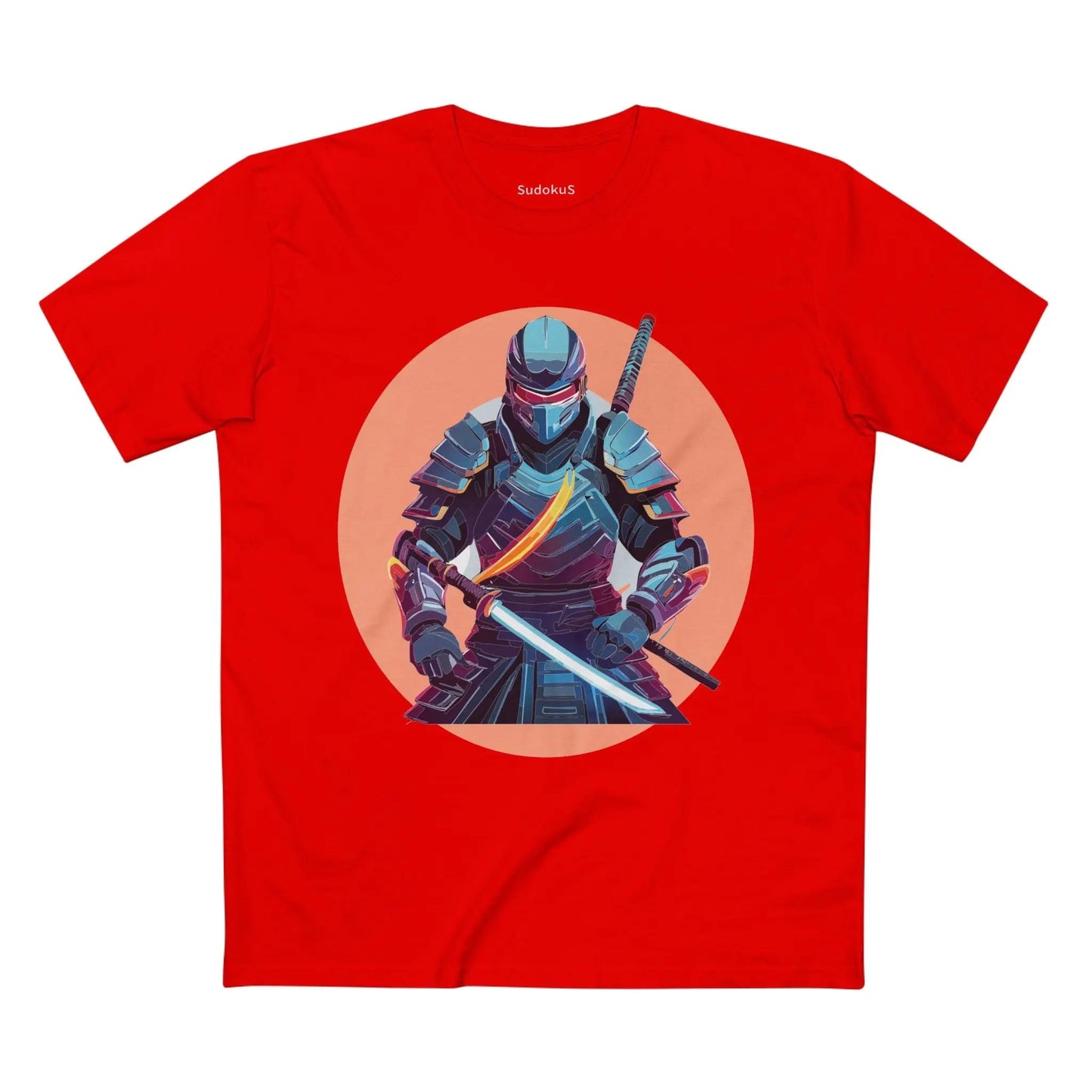 Samurai Graphic Unisex 100 Cotton Staple Tee 9