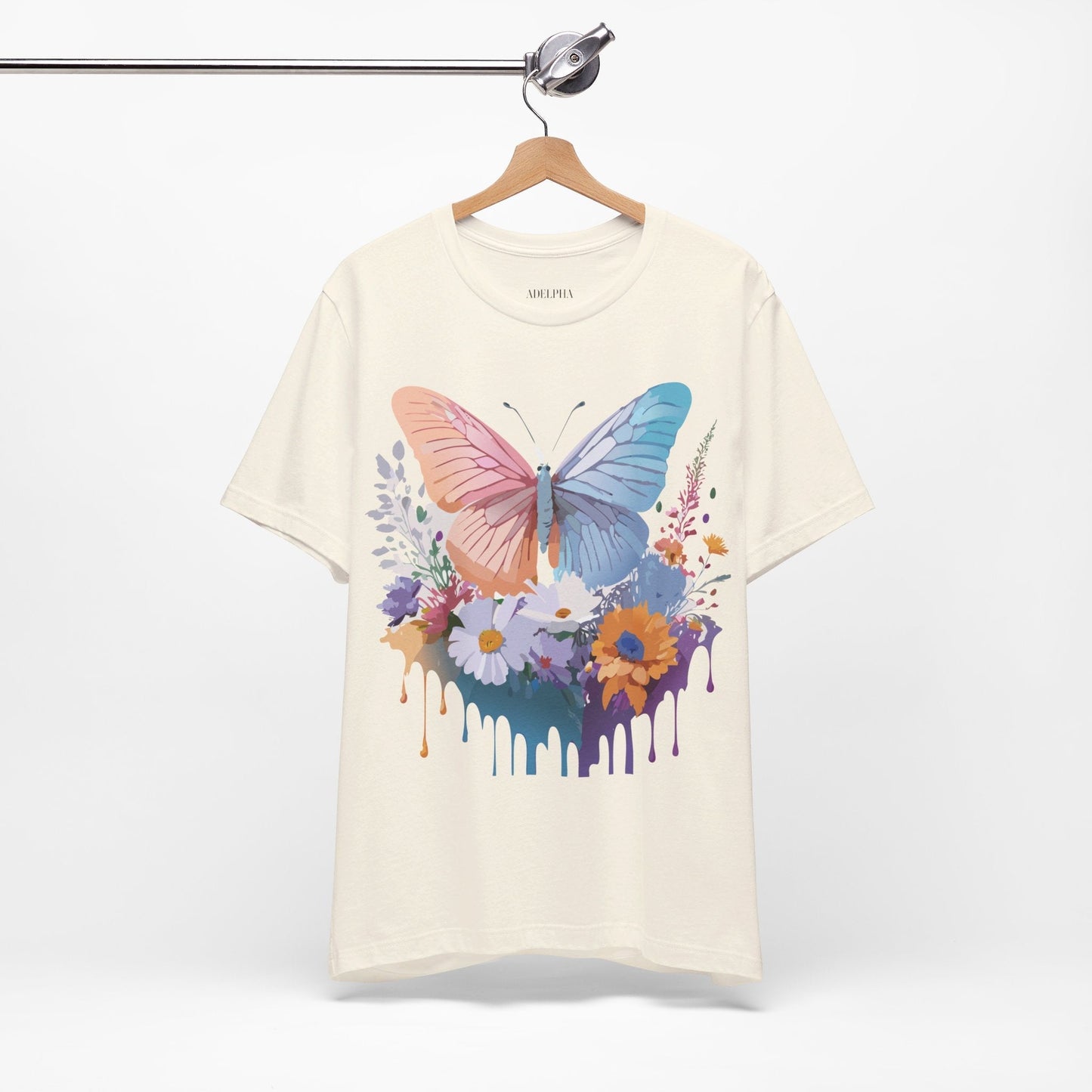 Butterfly Graphic T Shirt Unisex Adelpha Artwork Tee Vintage Style