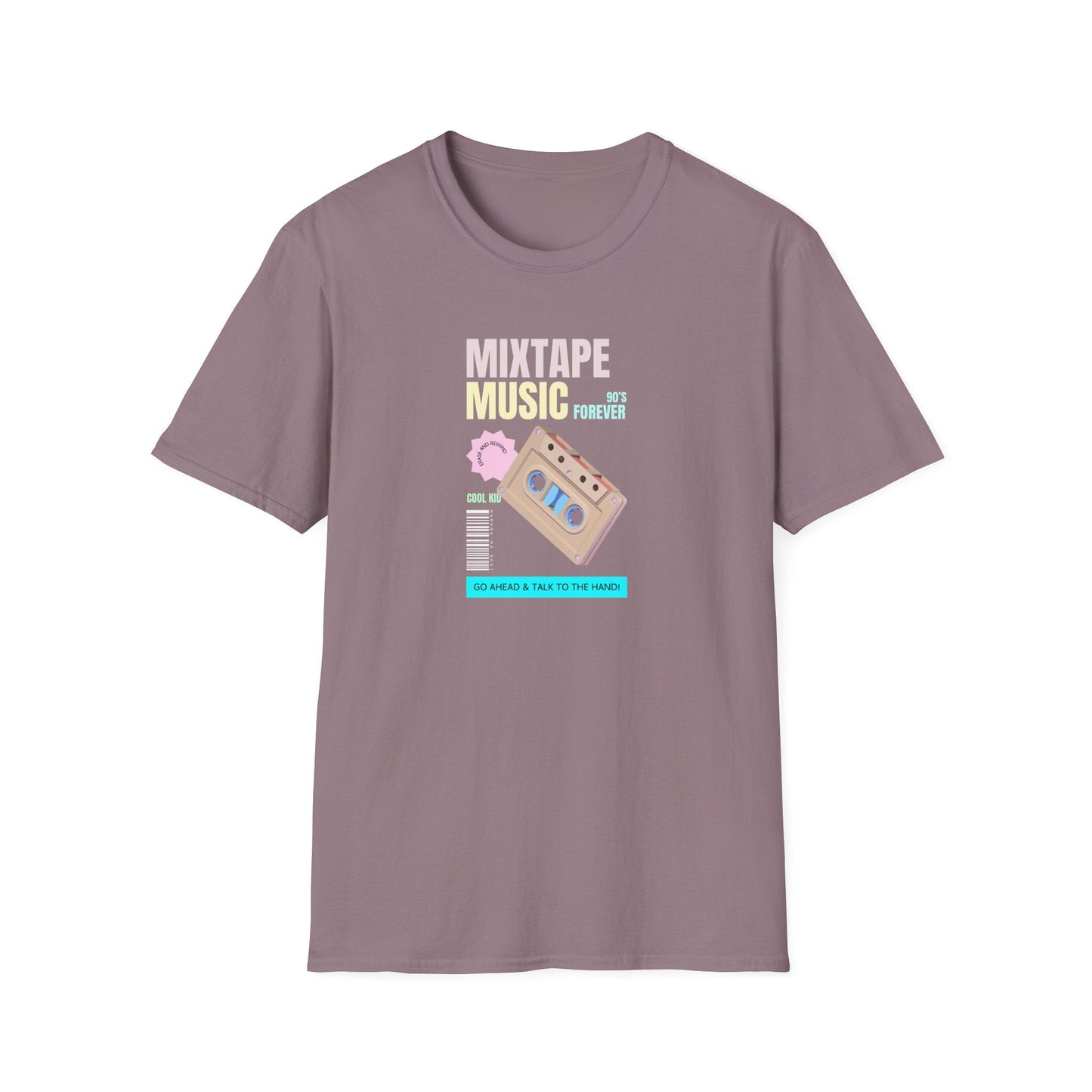 Mixtape Music T-Shirt Unisex Cotton Retro Cassette Graphic Tee