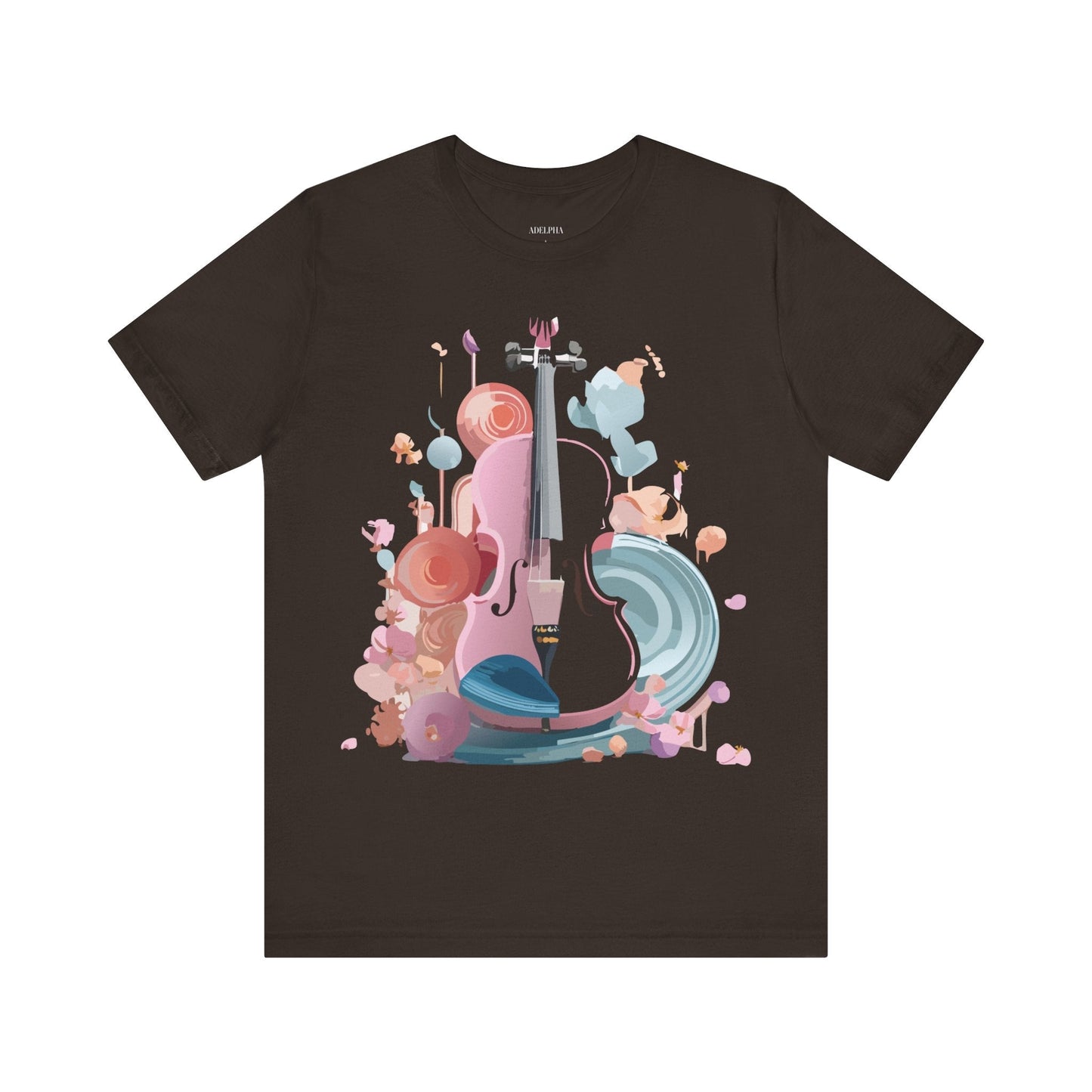 Adelpha Music Graphic T Shirt Unisex Short Sleeve Tee Vintage Inspired Artwork Edition