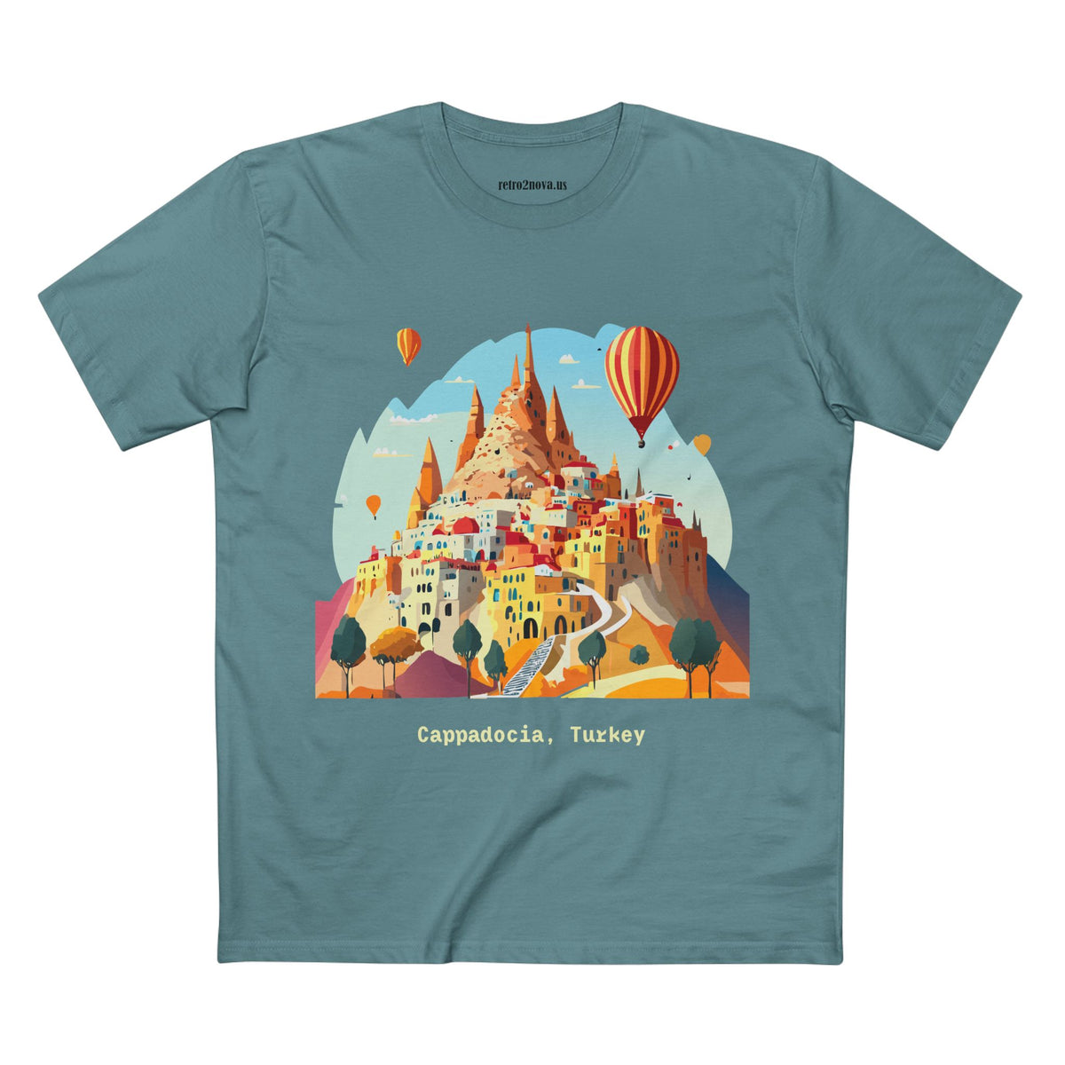 Cappadocia Hot Air Balloons Tee | Turkey Travel Illustration