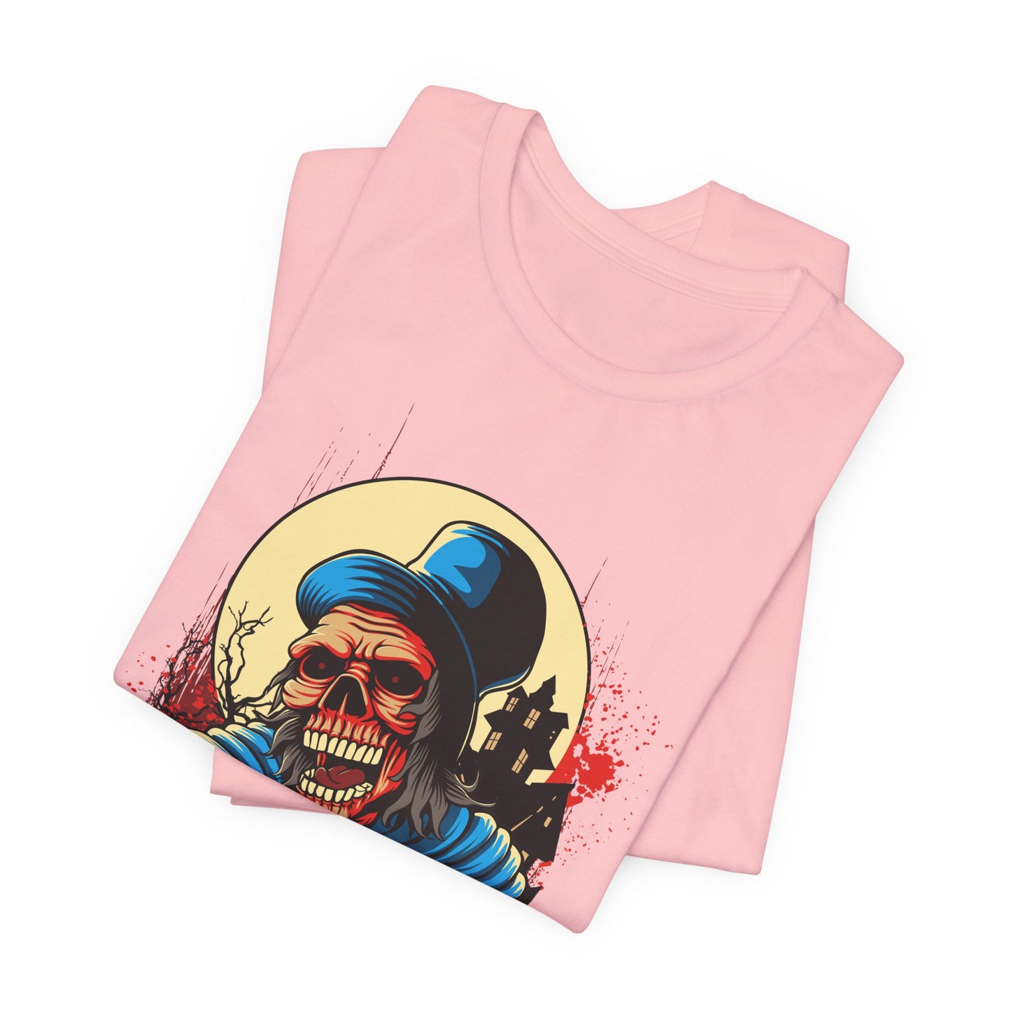 Skull Graphic Design Tee, Skull Shirt, Vintage Tees, Art Design T-Shirt, Graphic Tee, Art Shirts - 1