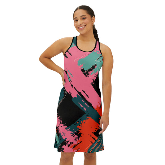 Summer Dress with Abstract prints