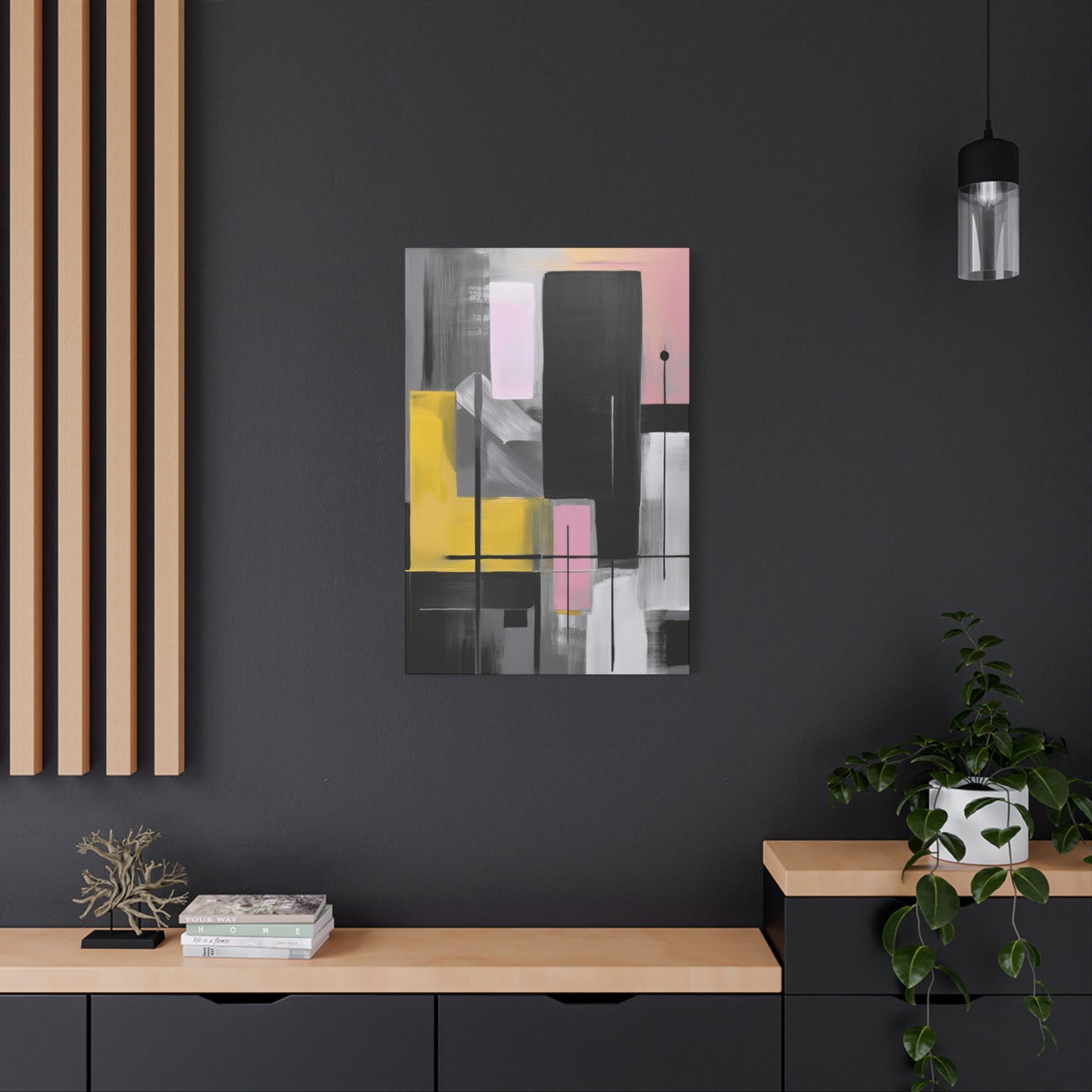 Abstract Geometric Painting Print Canvas 20x24,20x30,24x30 24x32,24x36,30x40 32x48,36x48,40x60 Pine-Wood Inner Frame ABS-39