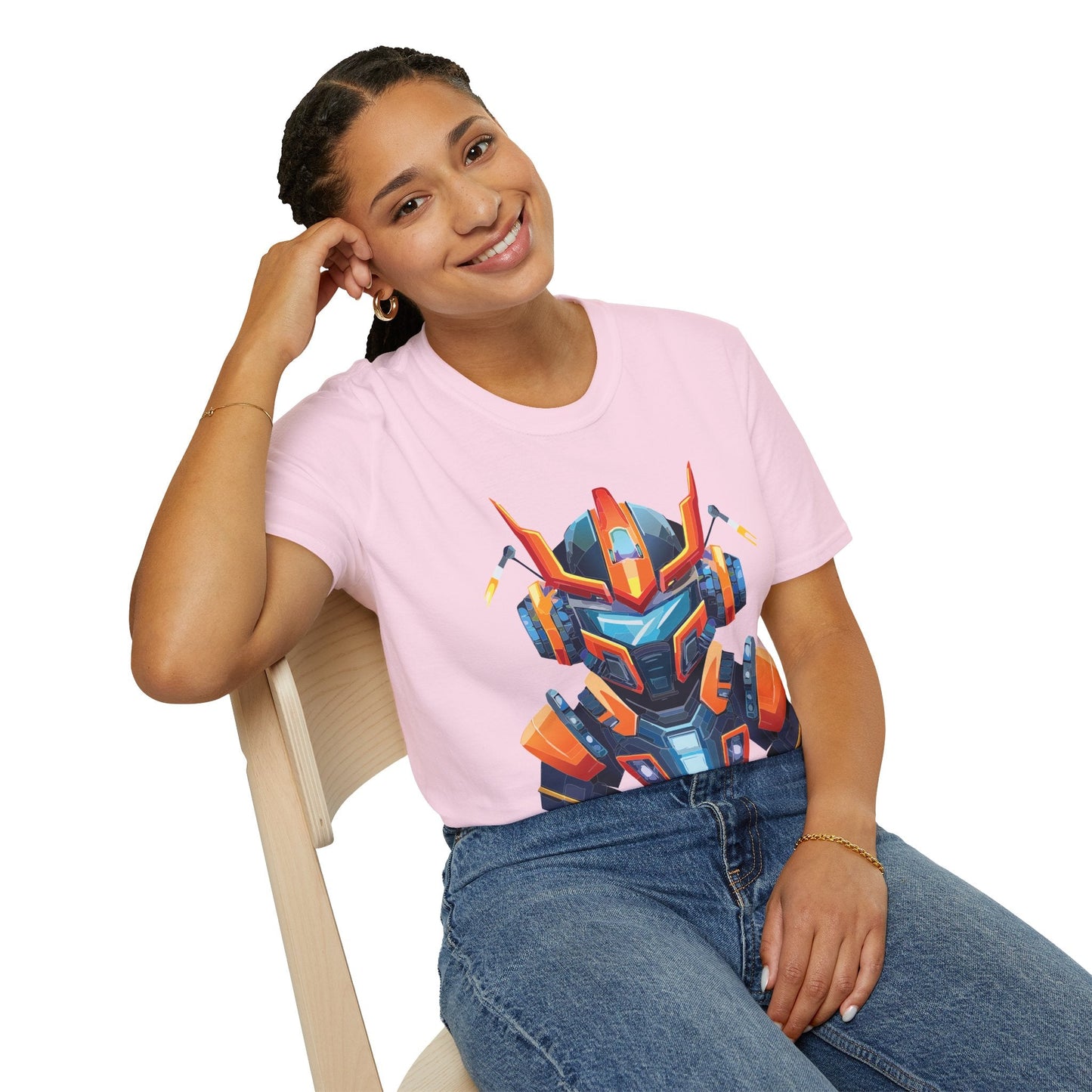 Cyborg Tee Unisex Robot Shirt Terminator Style 100 Percent Ring Spun Cotton Short Sleeve