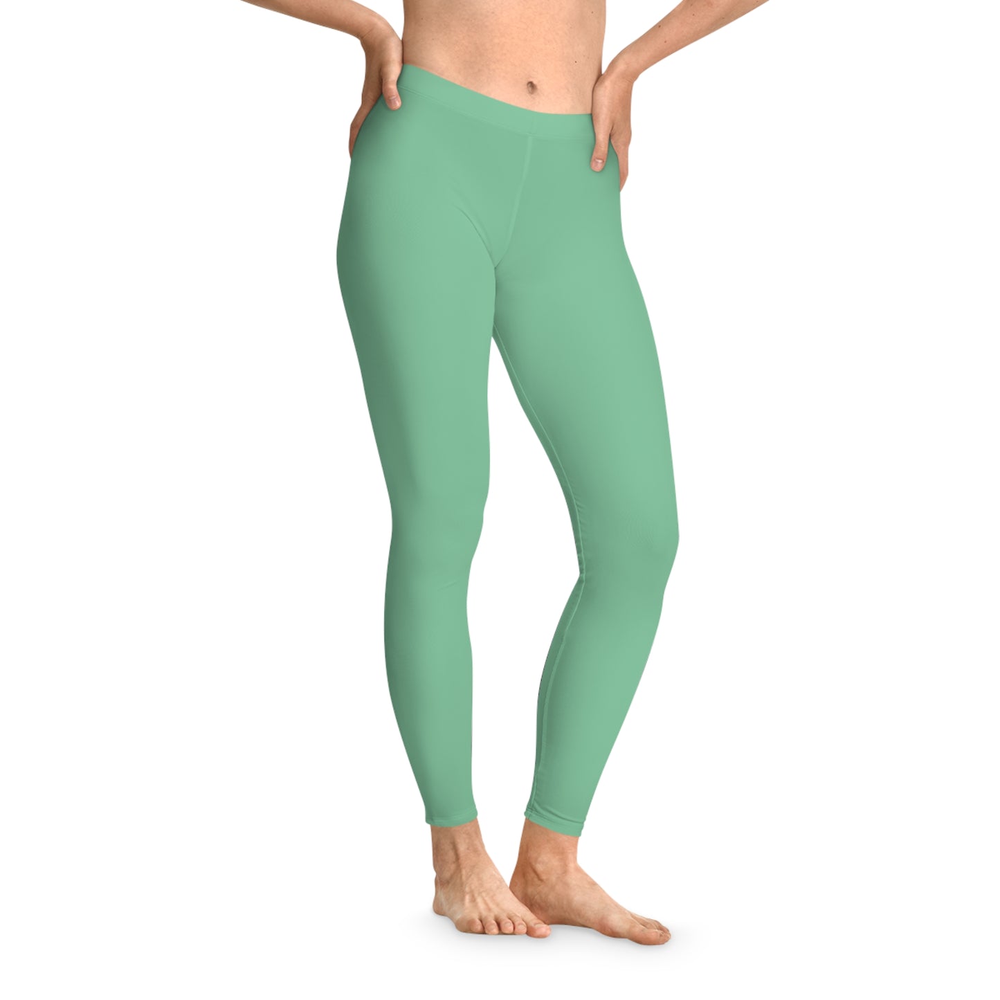 Green Color Leggings, Green Leggings 7