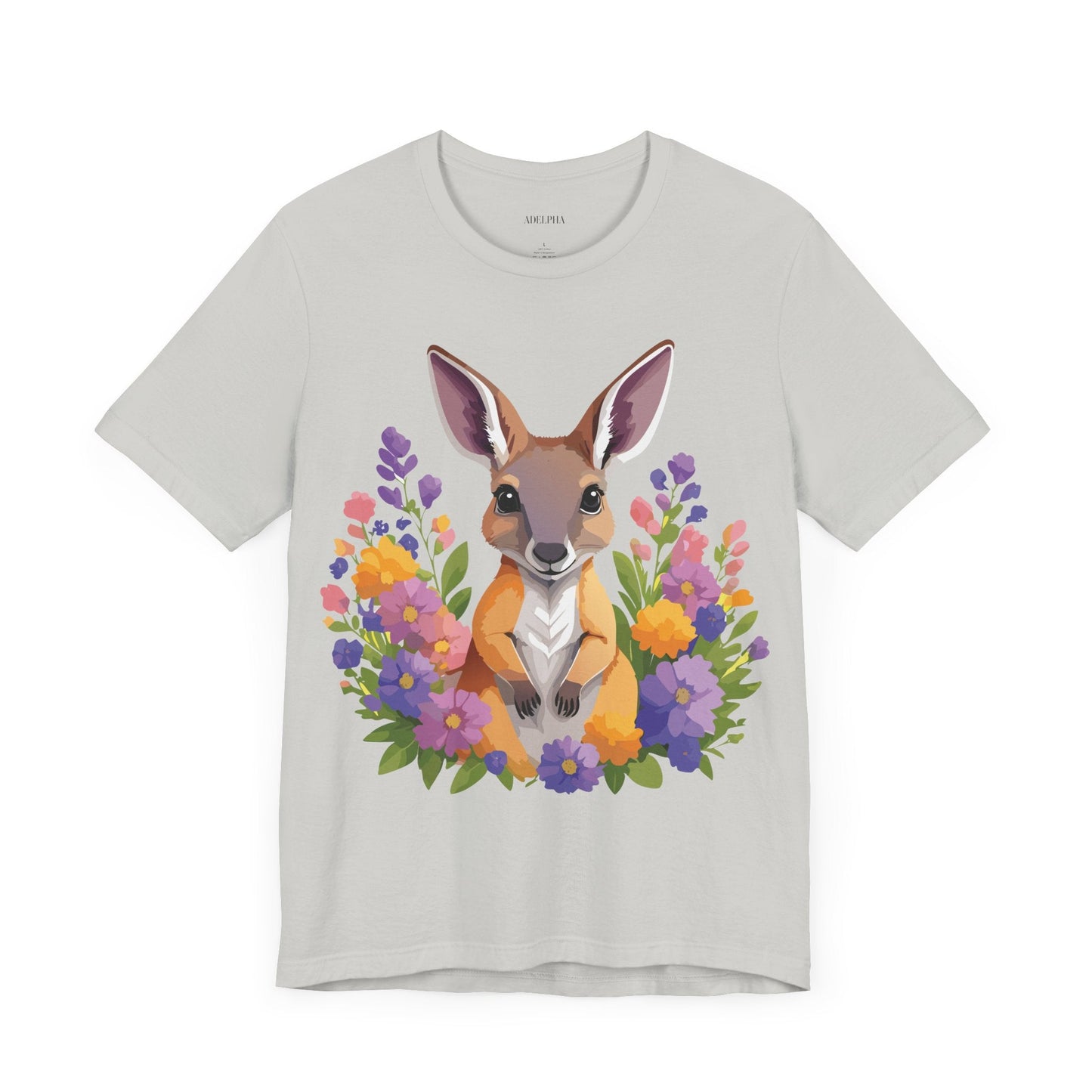 Kangaroo Graphic Unisex 100 Cotton Vintage Animal Artwork Tee 2