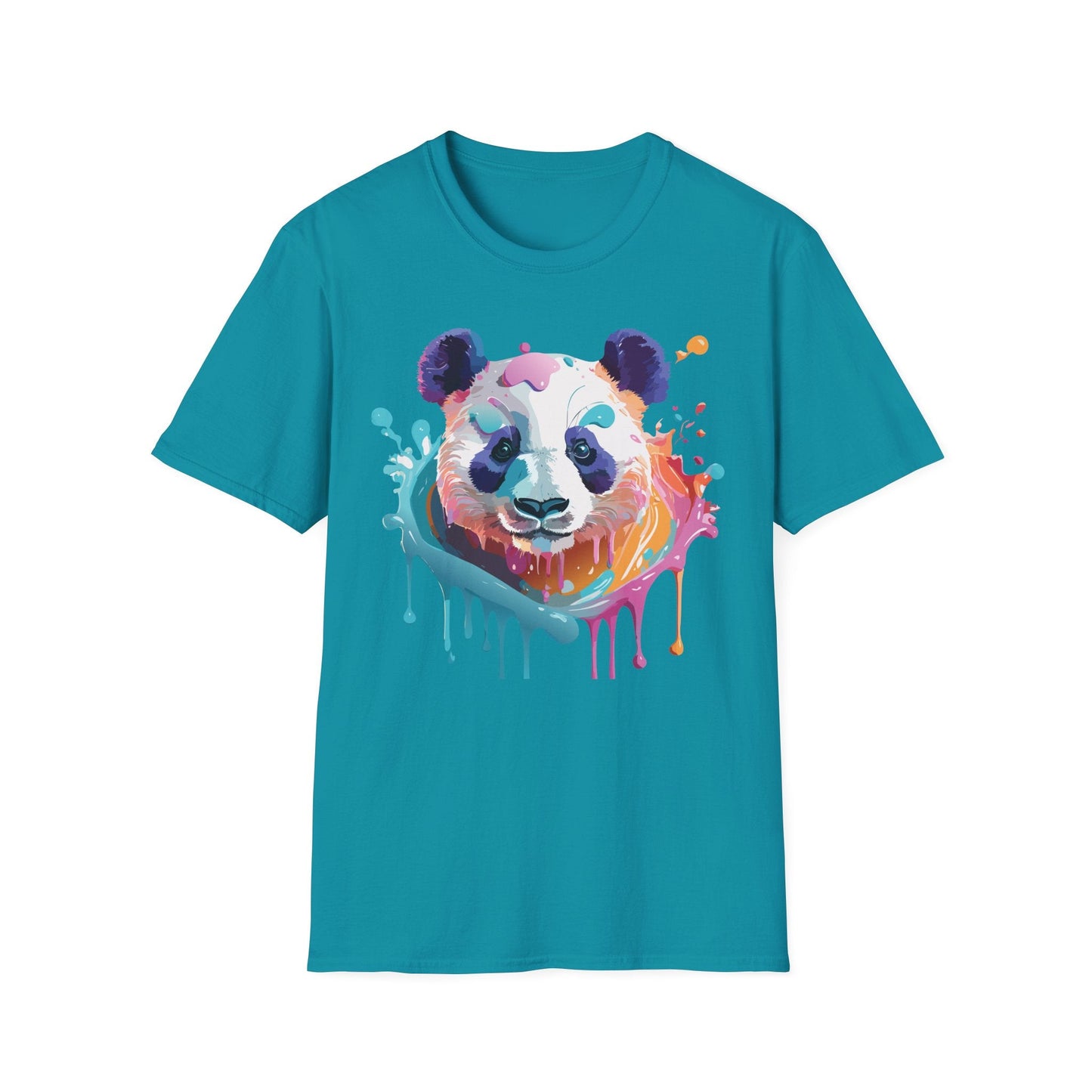 Panda Shirt T Shirt Softstyle 64000 Gildan 100 Percent Ring Spun Cotton Comfortable Animal Tee