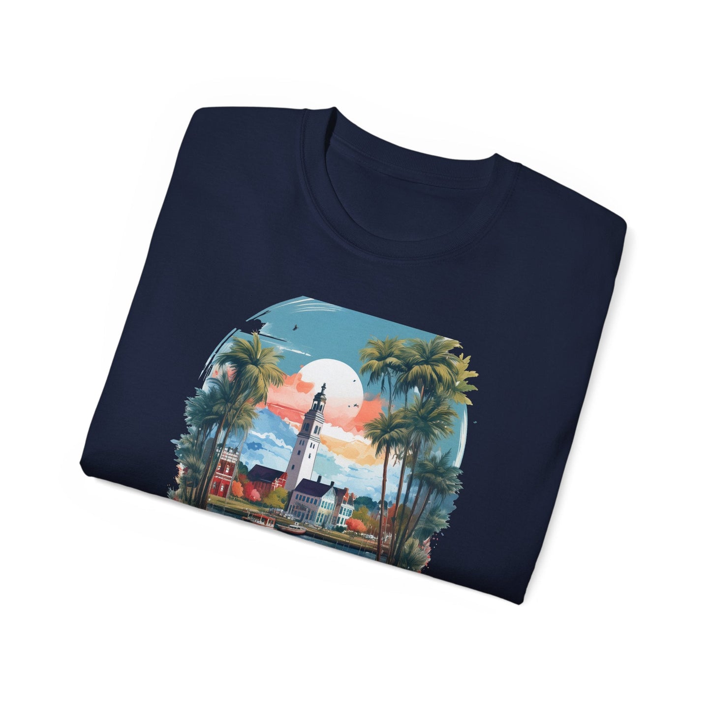 Delaware Graphic Unisex Cotton T‑Shirt 2