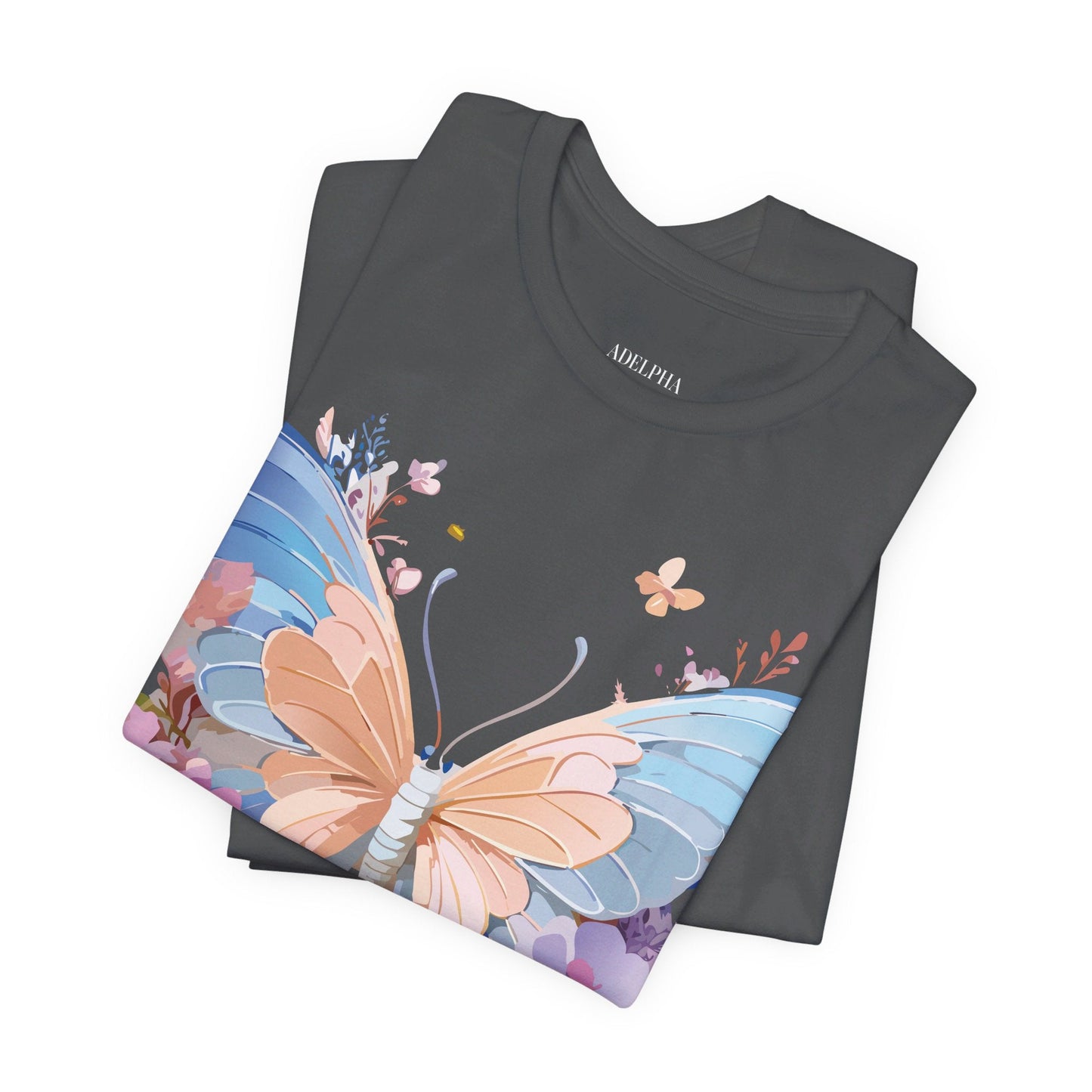 Butterfly Graphic Tee By Adelpha Unisex Short Sleeve Shirt Art Design