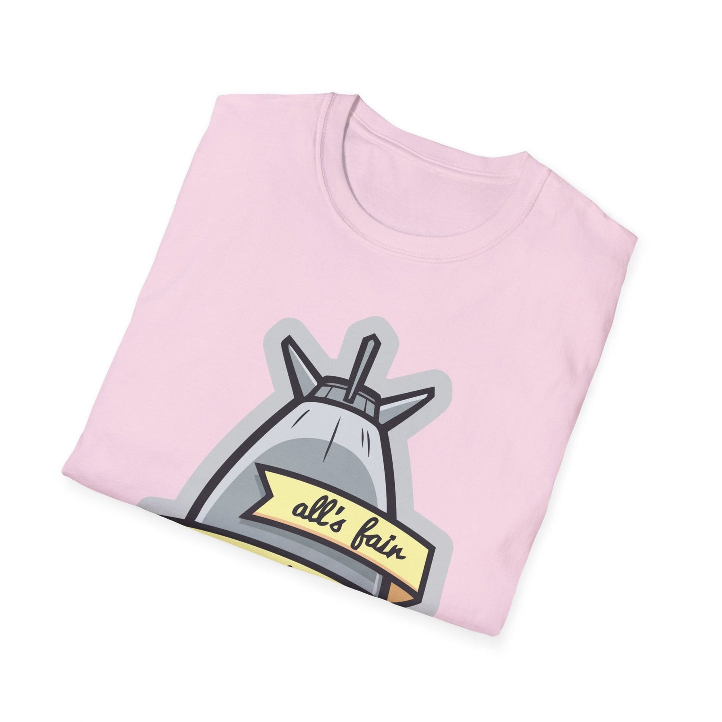 Cartoon T Shirt Animation T Shirt Funny Tee Shirt Unisex Gildan Softstyle 64000 100 Percent Cotton