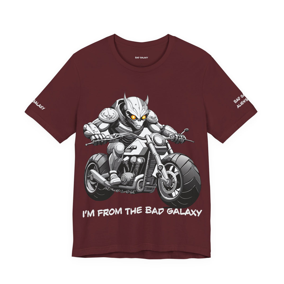 Alien Graphic Unisex Cotton Bella+Canvas Tee with Art Design b79