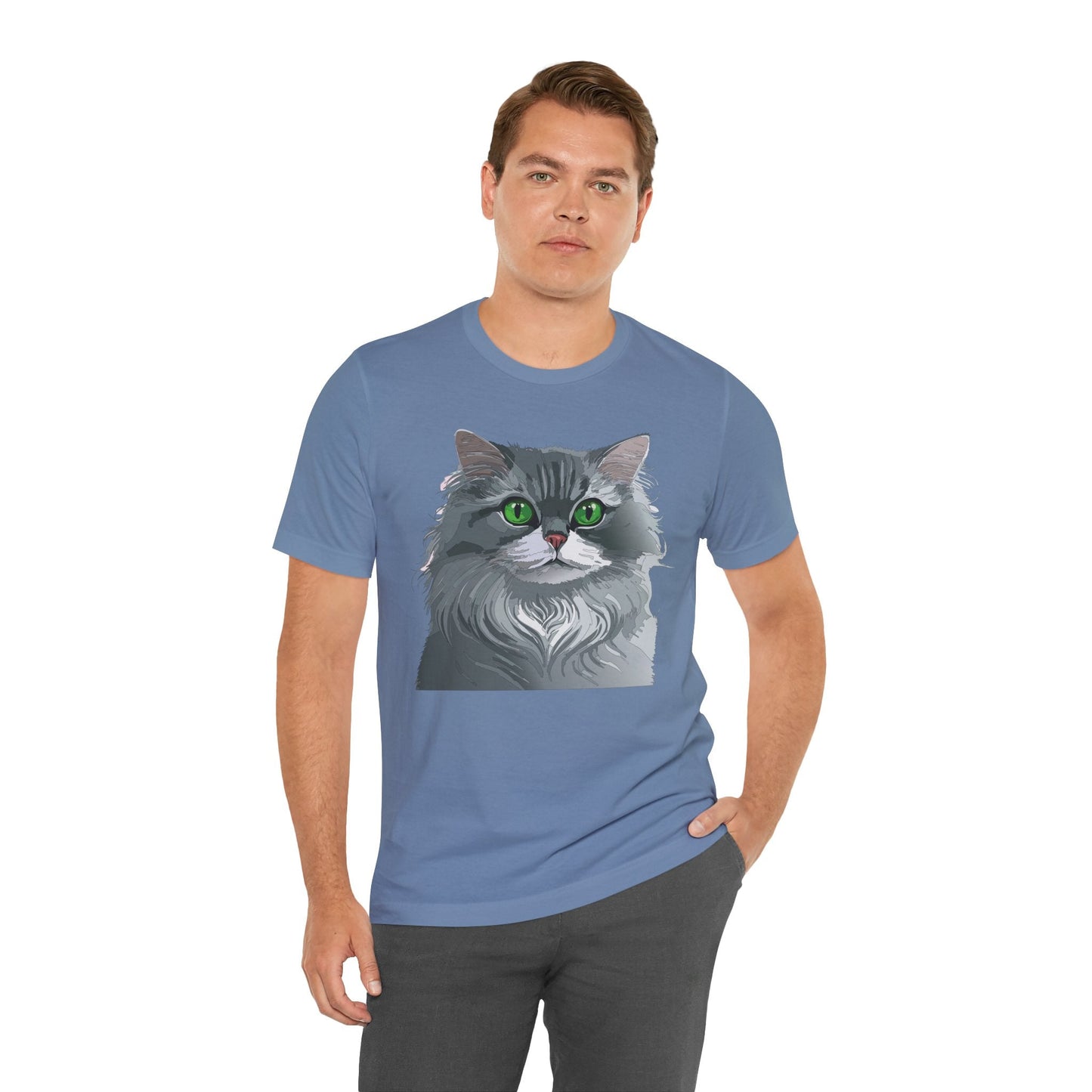 Unisex Animal Shirt With Art Design Animals Tee Short Sleeve Jersey Style Wild Animals Shirt