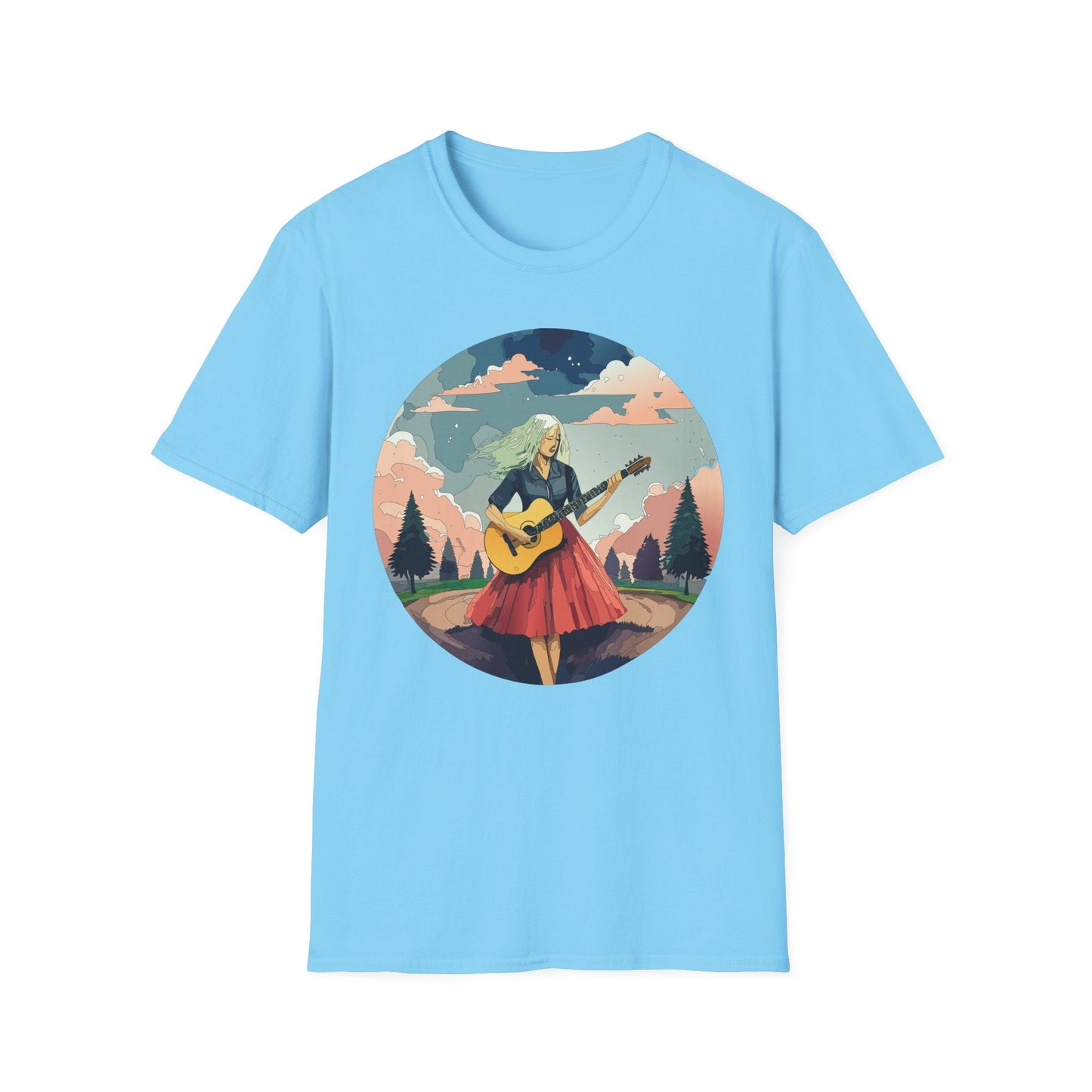 Womens Graphic T Shirt Art Design Ladies Tee Softstyle Gildan 64000 100 Percent Cotton