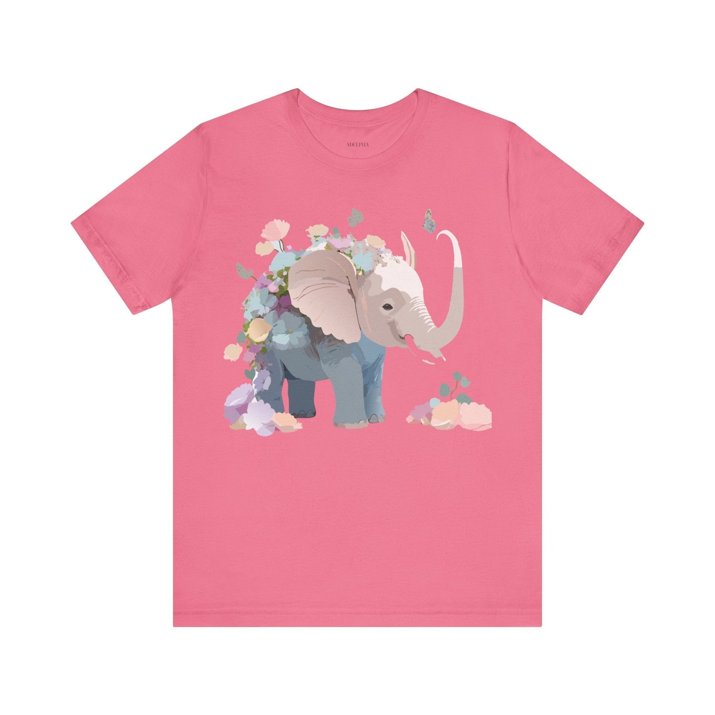 Elephant Graphic Tee Unisex Jersey Short Sleeve Art Design Adelpha Premium Vintage Inspired