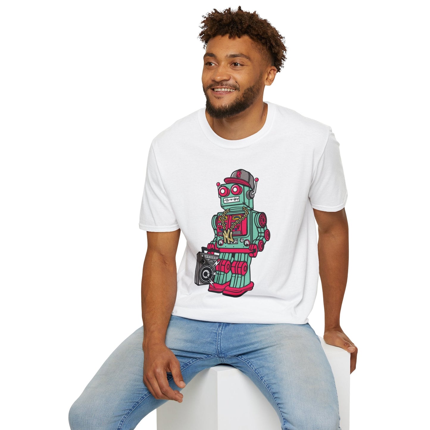 Cartoon T Shirt Animation Tee Funny Unisex Gildan Softstyle 64000 Ring Spun Cotton