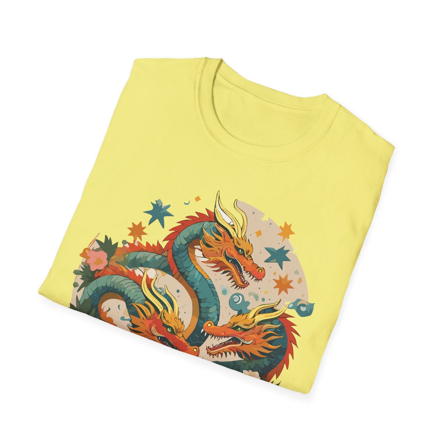 Dragon Graphic Unisex 100 Cotton Tee with Animal Artwork Design 10