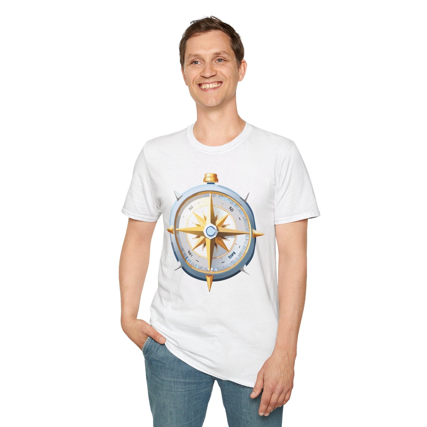 Compass Navigator Graphic Tee Unisex 100 Cotton 15