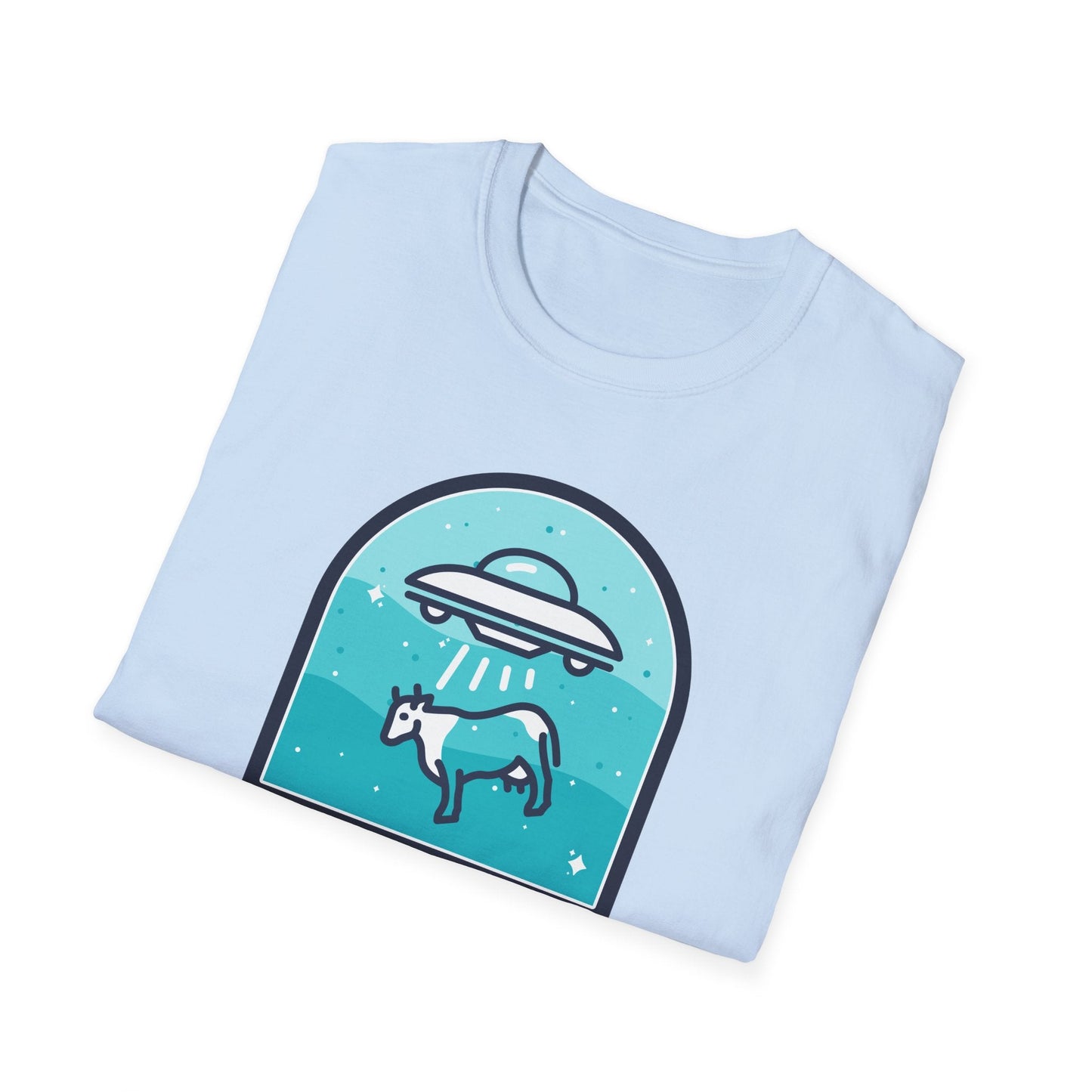 Mysteries UFO Abduction TShirt  Retro Alien Space Graphic Tee