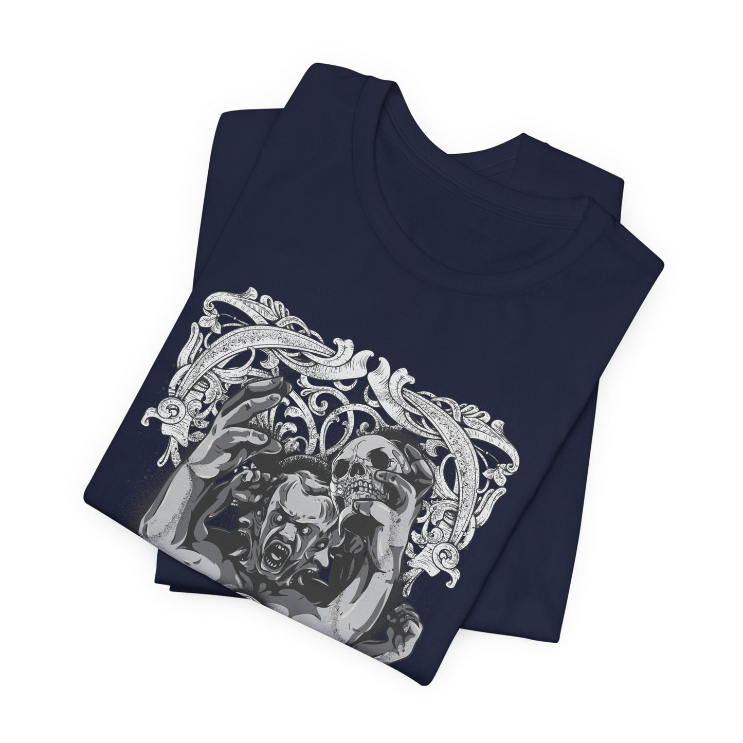 Mask Artwork Illustration Graphic Unisex Cotton T-Shirt r17