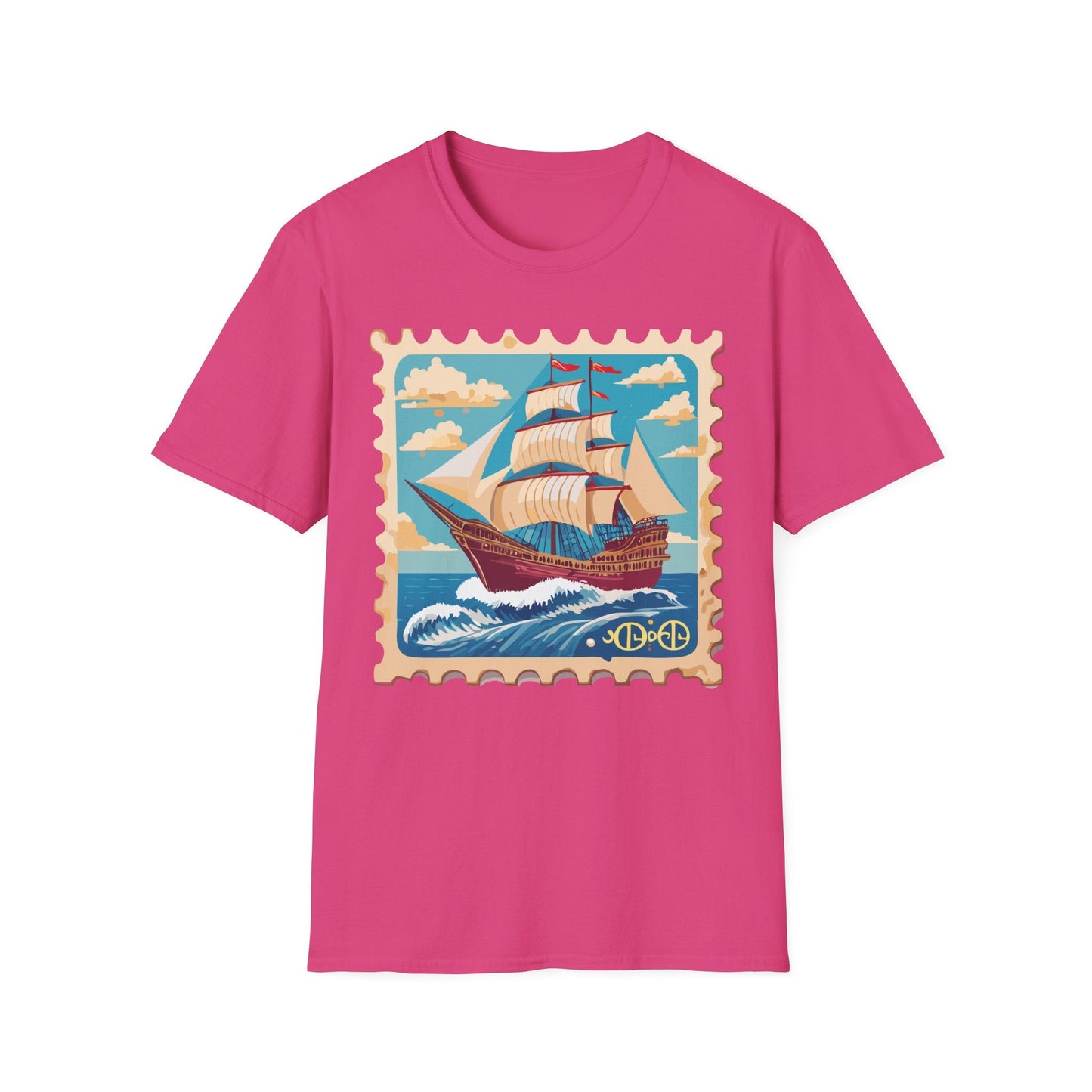 Ship T Shirts Frigate Vessel Tee Unisex Softstyle Gildan 64000 100 Percent Cotton