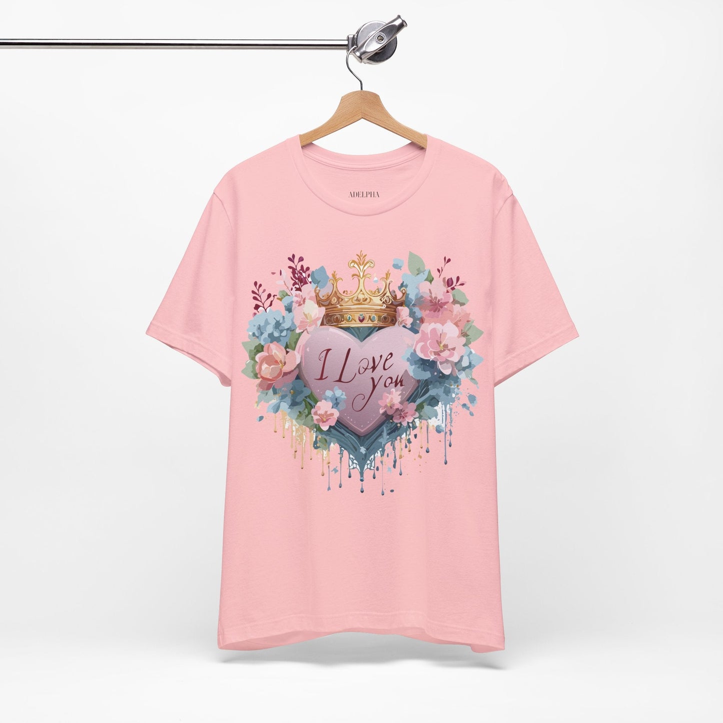 Valentine Graphic Tee Unisex Jersey Short Sleeve Vintage Inspired Art Design By Adelpha