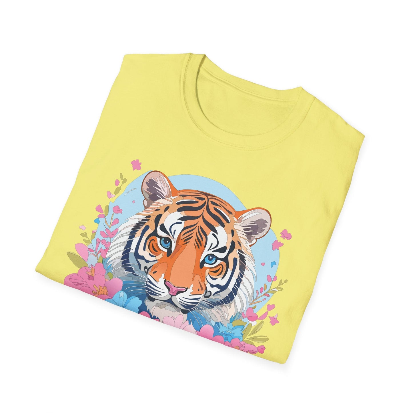 Tiger Shirt Unisex Softstyle T Shirt Gildan 64000 Animal Tee